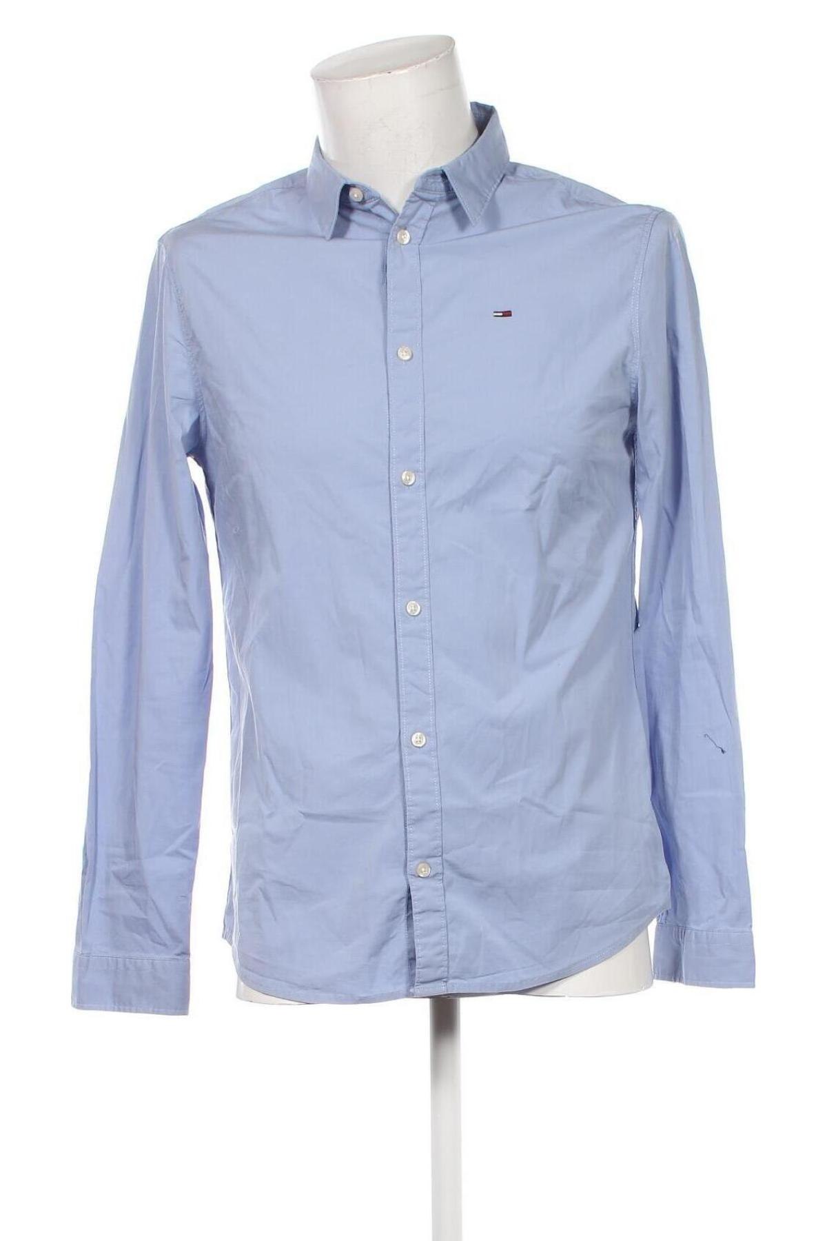 Herrenhemd Tommy Jeans, Größe M, Farbe Blau, Preis € 63,49