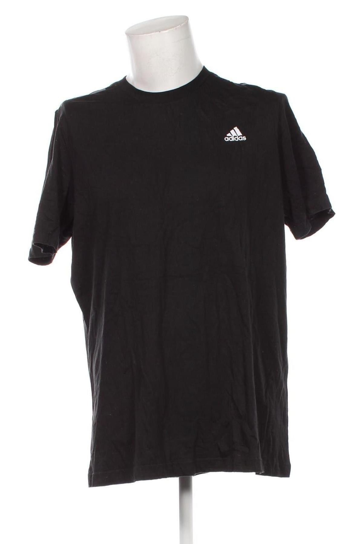 Ανδρικό t-shirt Adidas, Μέγεθος XL, Χρώμα Μαύρο, Τιμή 16,99 €