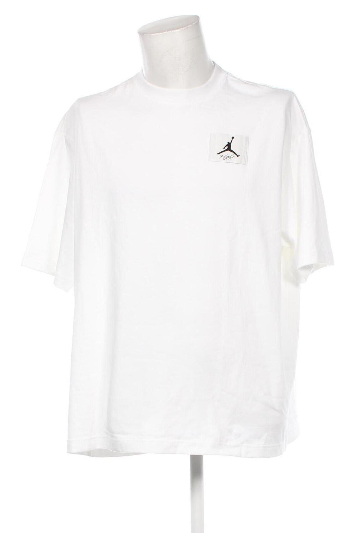 Tricou de bărbați Air Jordan Nike, Mărime L, Culoare Alb, Preț 236,99 Lei