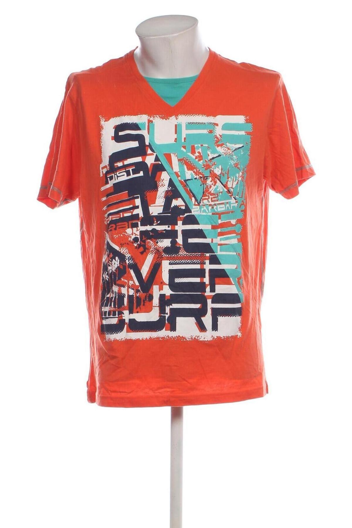 Herren T-Shirt Angelo Litrico, Größe XL, Farbe Orange, Preis € 7,79