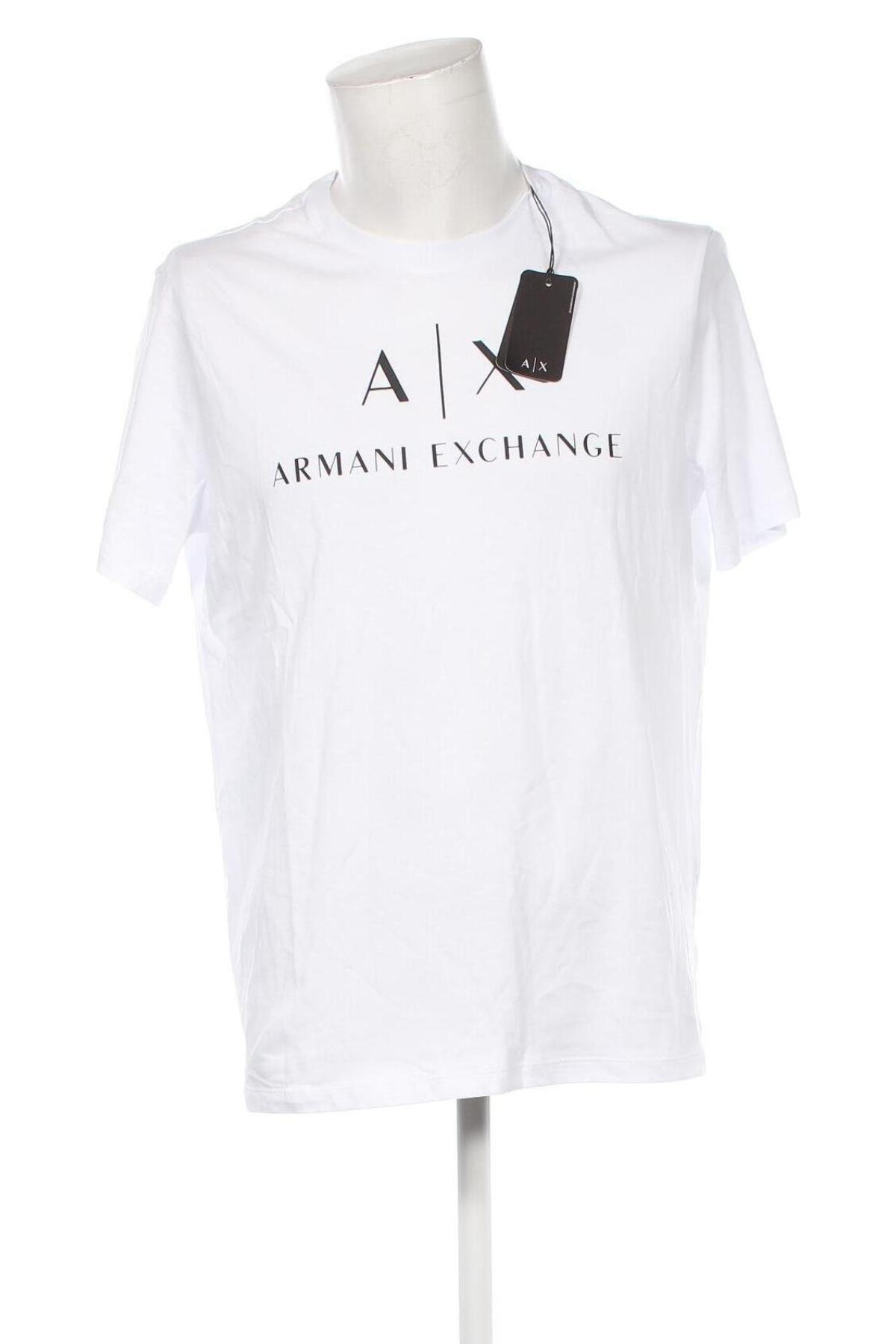 Ανδρικό t-shirt Armani Exchange, Μέγεθος XL, Χρώμα Λευκό, Τιμή 35,99 €