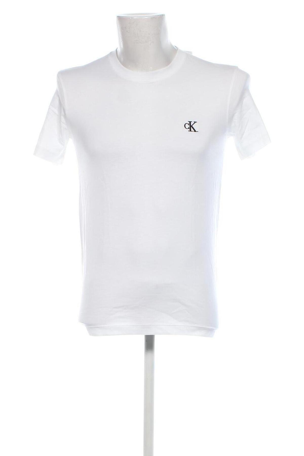 Męski T-shirt Calvin Klein Jeans, Rozmiar S, Kolor Biały, Cena 154,99 zł