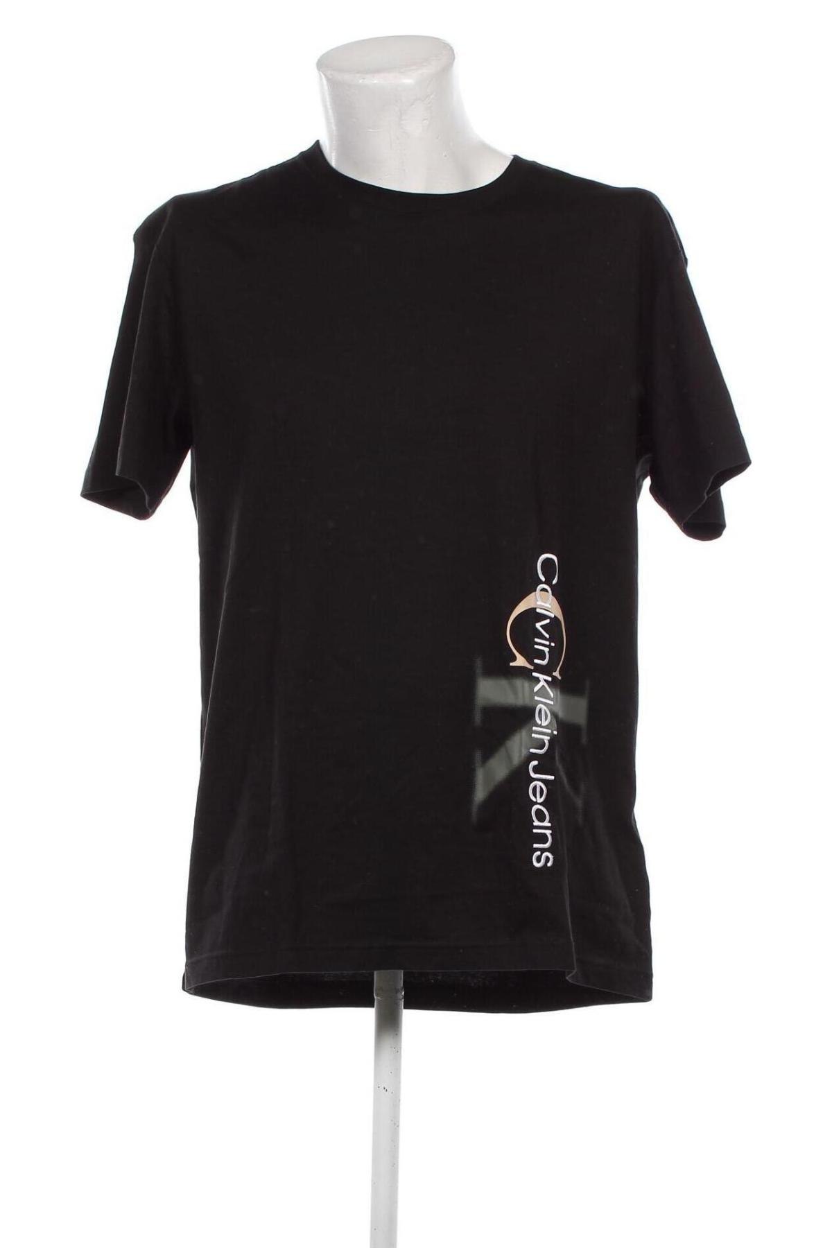 Ανδρικό t-shirt Calvin Klein Jeans, Μέγεθος M, Χρώμα Μαύρο, Τιμή 31,99 €