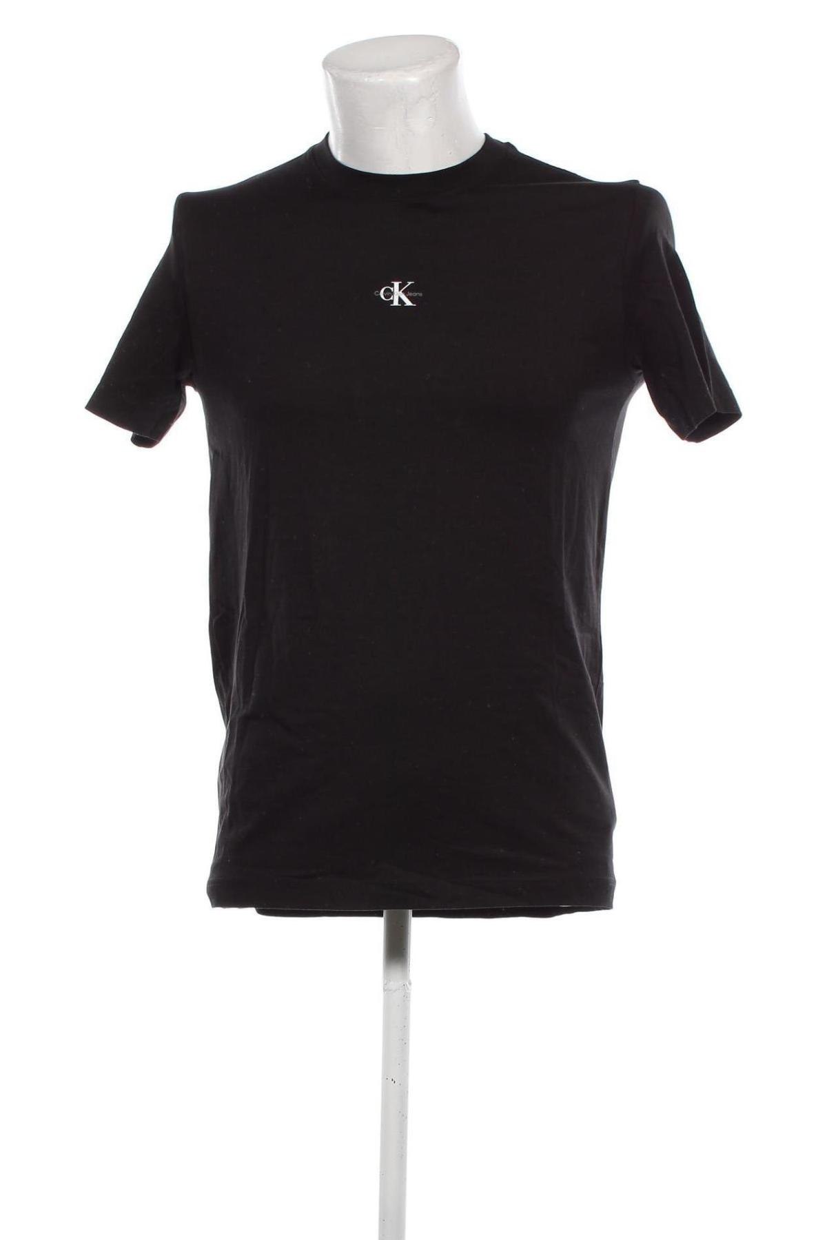 Herren T-Shirt Calvin Klein Jeans, Größe M, Farbe Schwarz, Preis 27,99 €