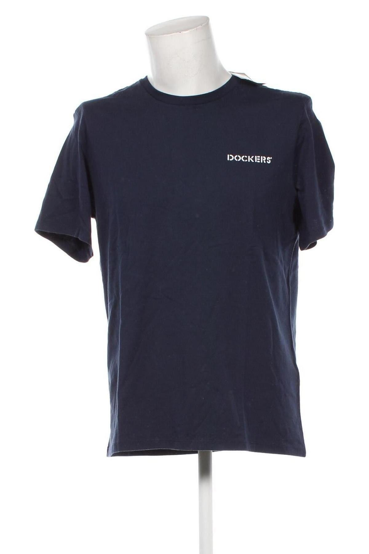 Tricou de bărbați Dockers, Mărime L, Culoare Albastru, Preț 60,99 Lei