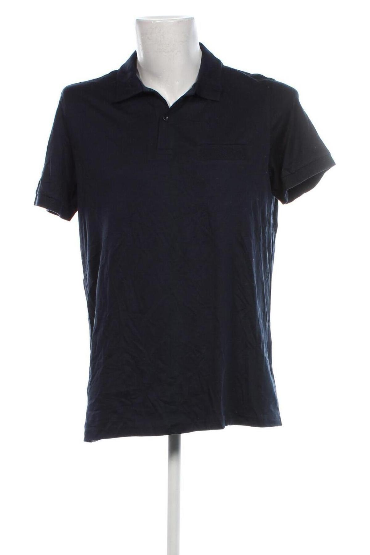 Ανδρικό t-shirt Dressmann, Μέγεθος XL, Χρώμα Μπλέ, Τιμή 21,99 €