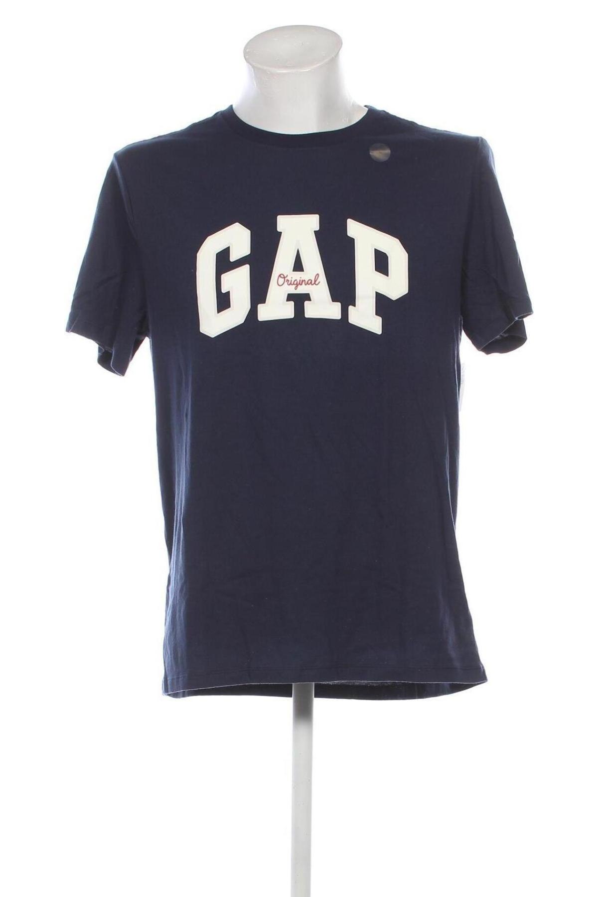 Ανδρικό t-shirt Gap, Μέγεθος L, Χρώμα Μπλέ, Τιμή 20,99 €