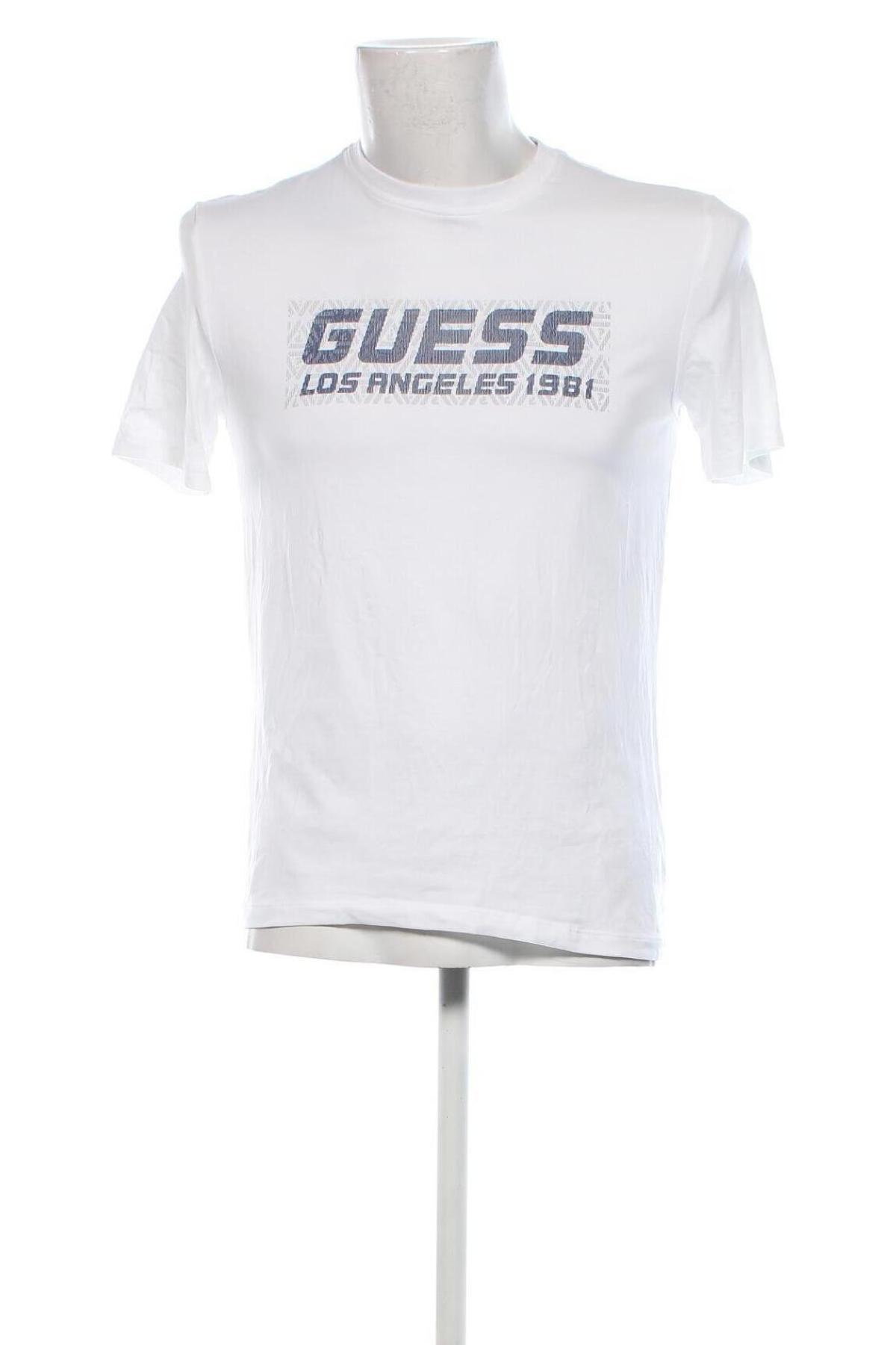 Męski T-shirt Guess, Rozmiar M, Kolor Biały, Cena 154,99 zł