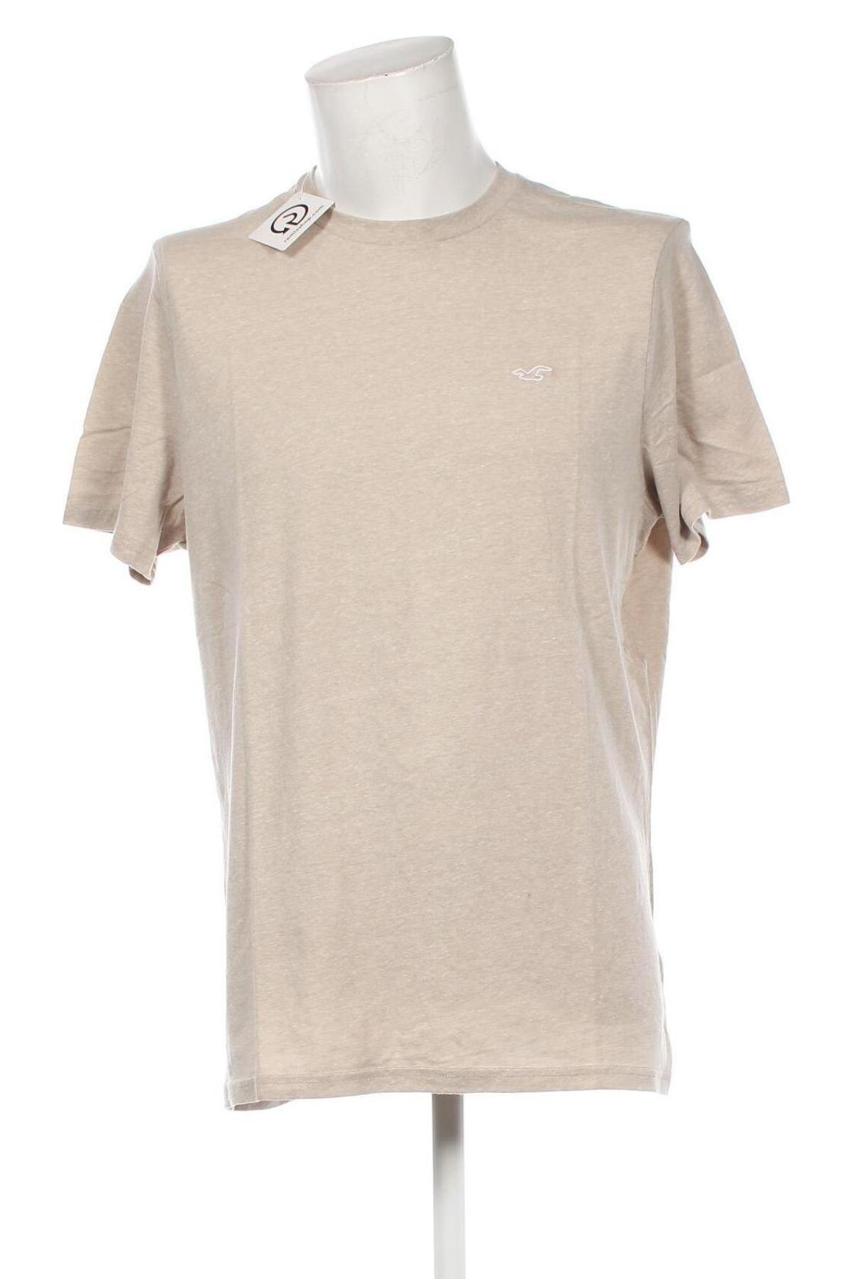 Ανδρικό t-shirt Hollister, Μέγεθος XXL, Χρώμα  Μπέζ, Τιμή 11,49 €