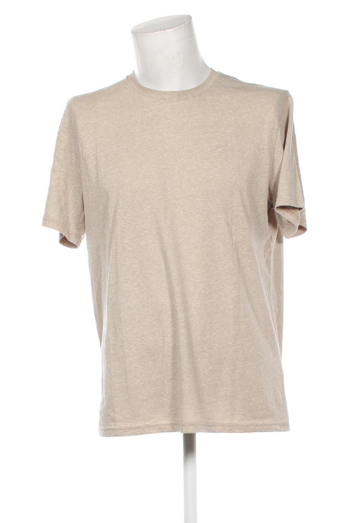 Herren T-Shirt Hollister, Größe XL, Farbe Beige, Preis € 9,79