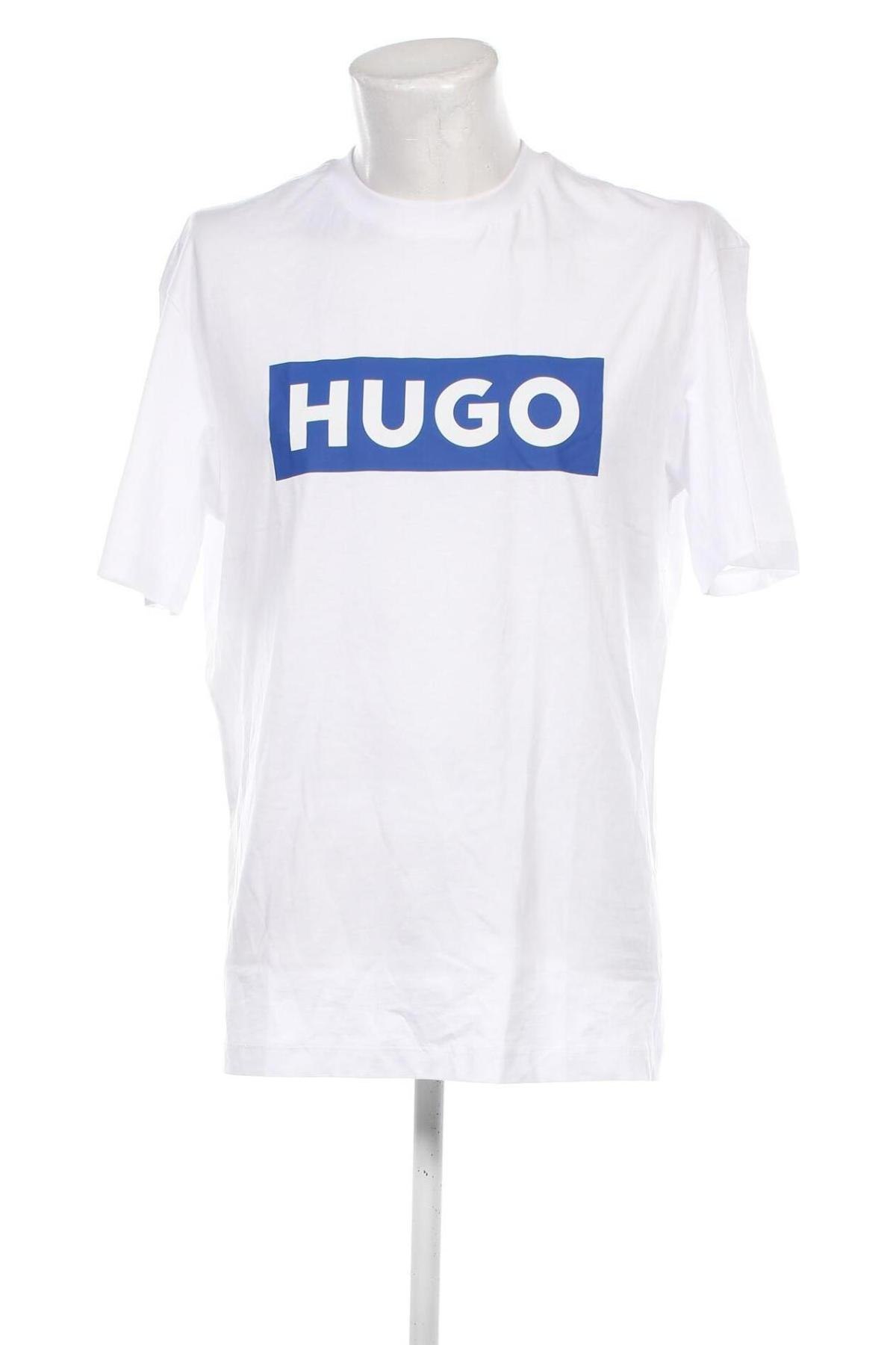 Męski T-shirt Hugo Boss, Rozmiar L, Kolor Biały, Cena 167,99 zł