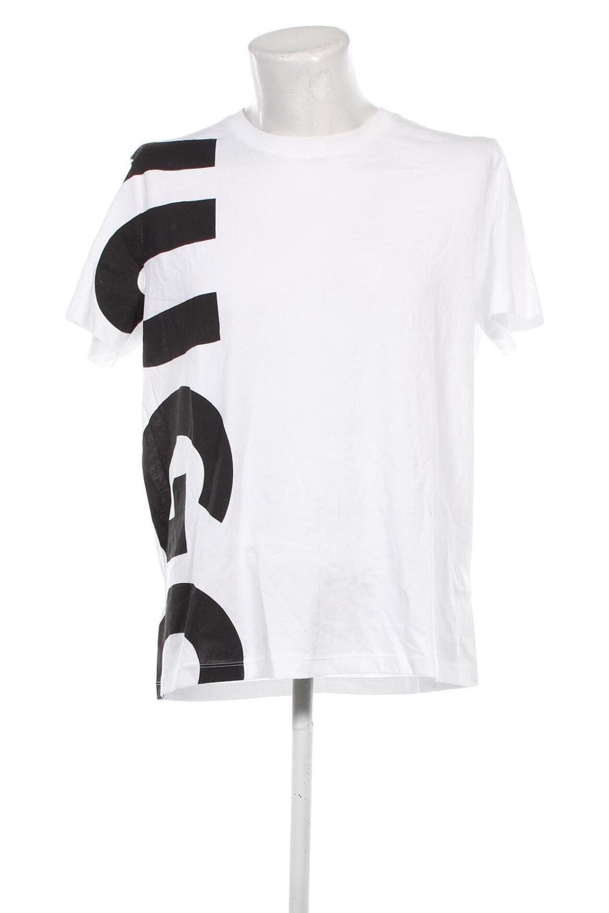 Męski T-shirt Hugo Boss, Rozmiar L, Kolor Biały, Cena 303,99 zł