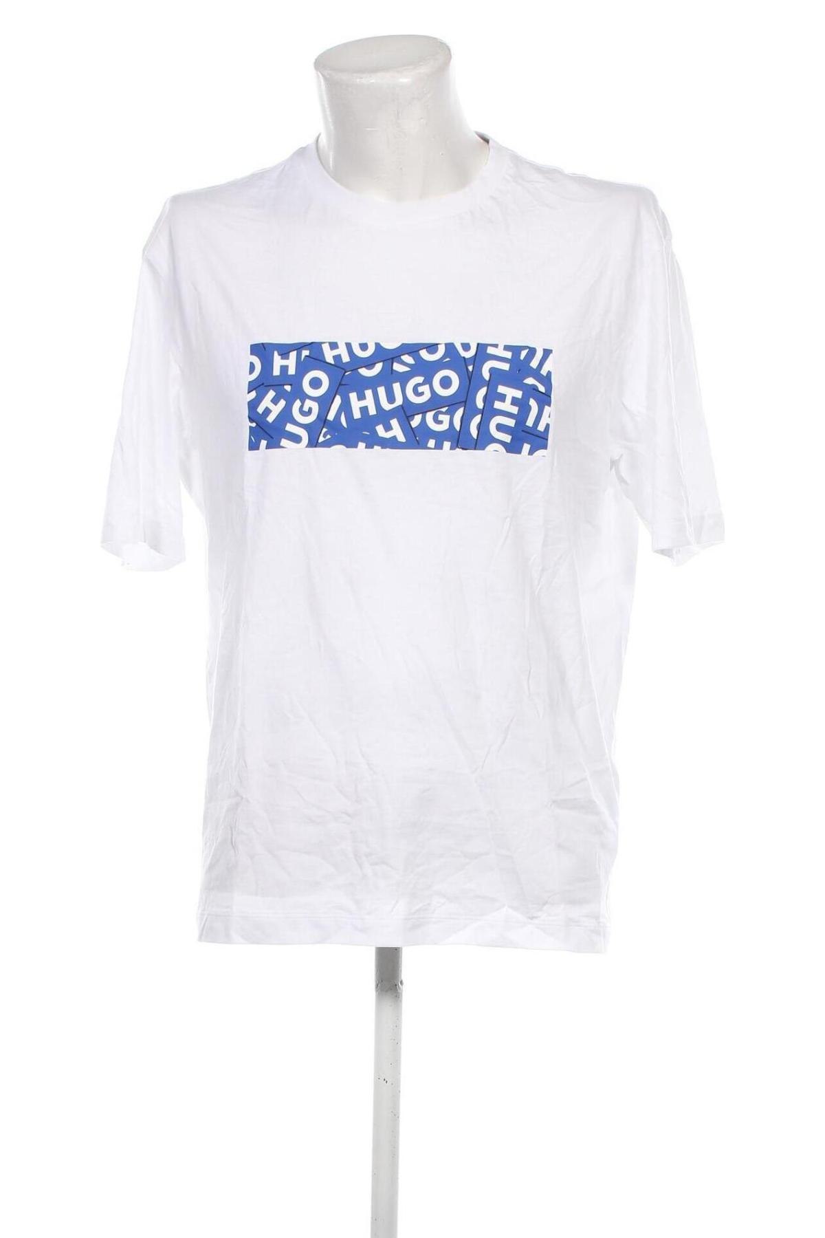 Ανδρικό t-shirt Hugo Boss, Μέγεθος L, Χρώμα Λευκό, Τιμή 29,99 €