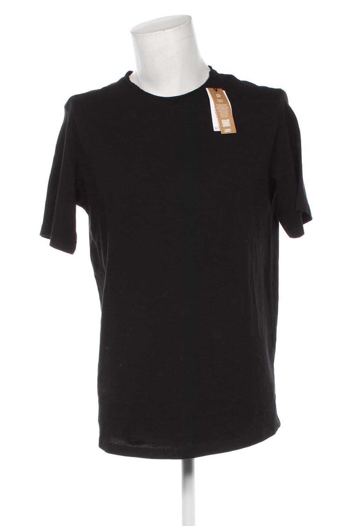 Ανδρικό t-shirt Jack & Jones, Μέγεθος L, Χρώμα Μαύρο, Τιμή 13,29 €