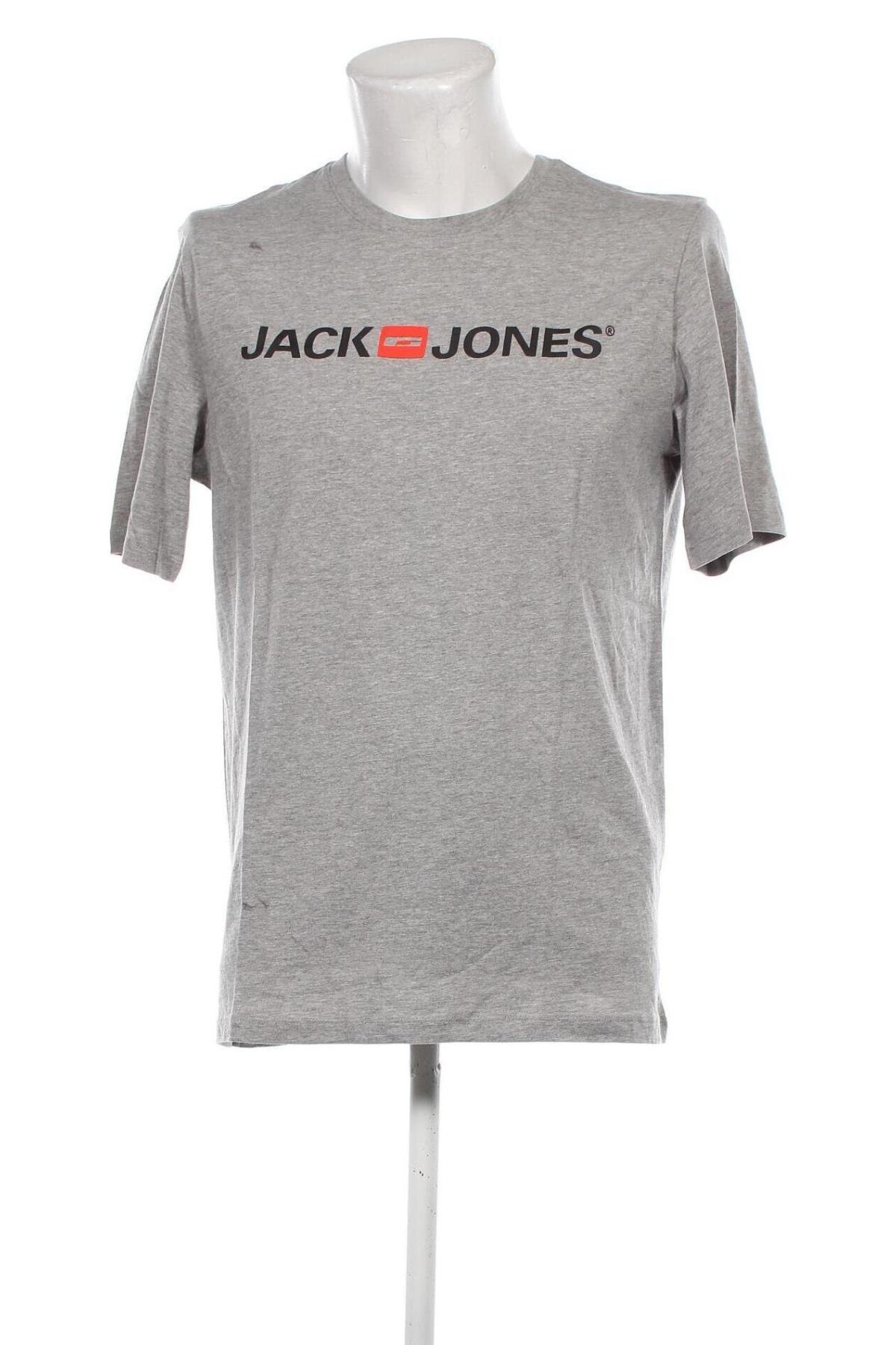 Herren T-Shirt Jack & Jones, Größe L, Farbe Grau, Preis € 14,49