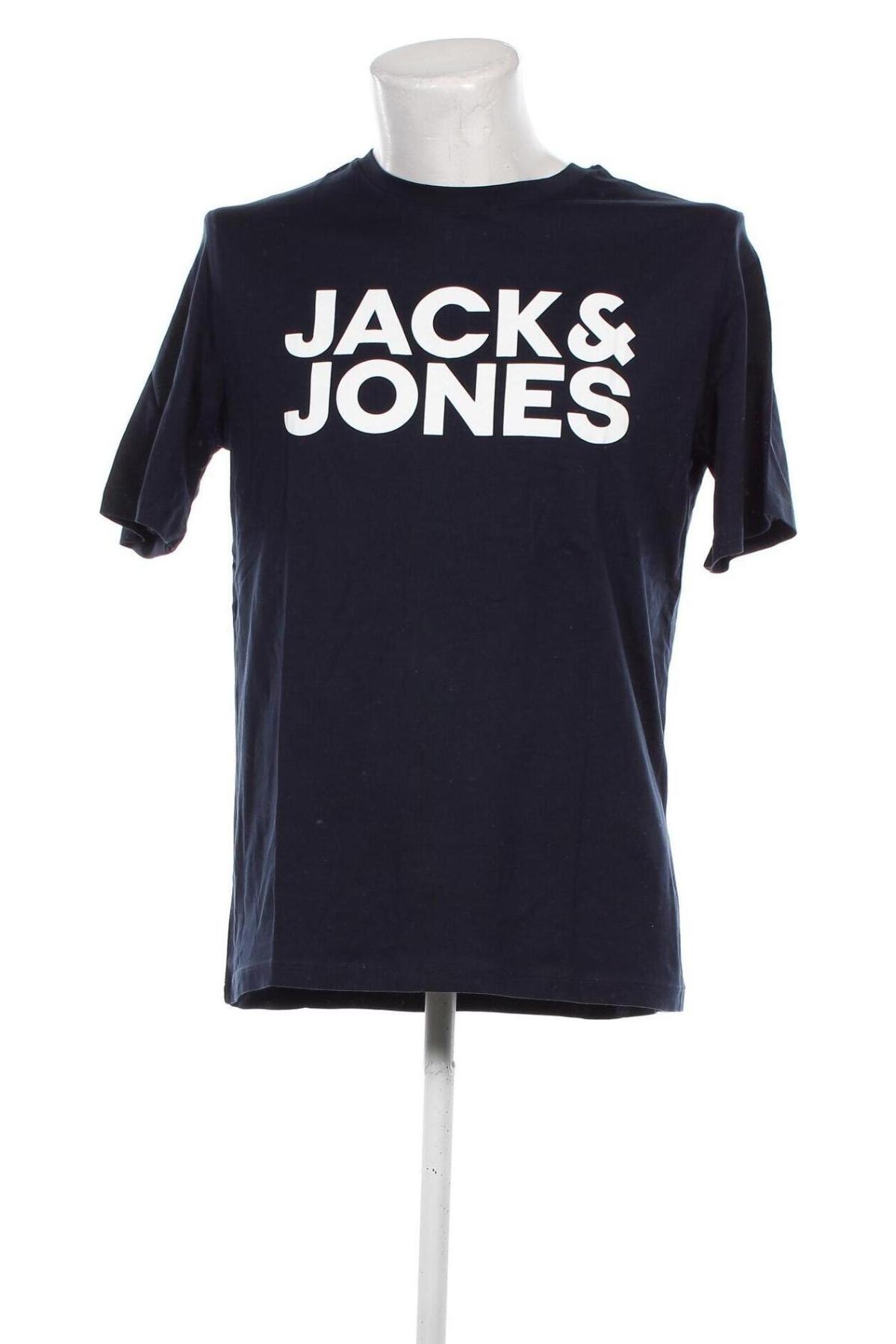 Tricou de bărbați Jack & Jones, Mărime L, Culoare Albastru, Preț 103,99 Lei