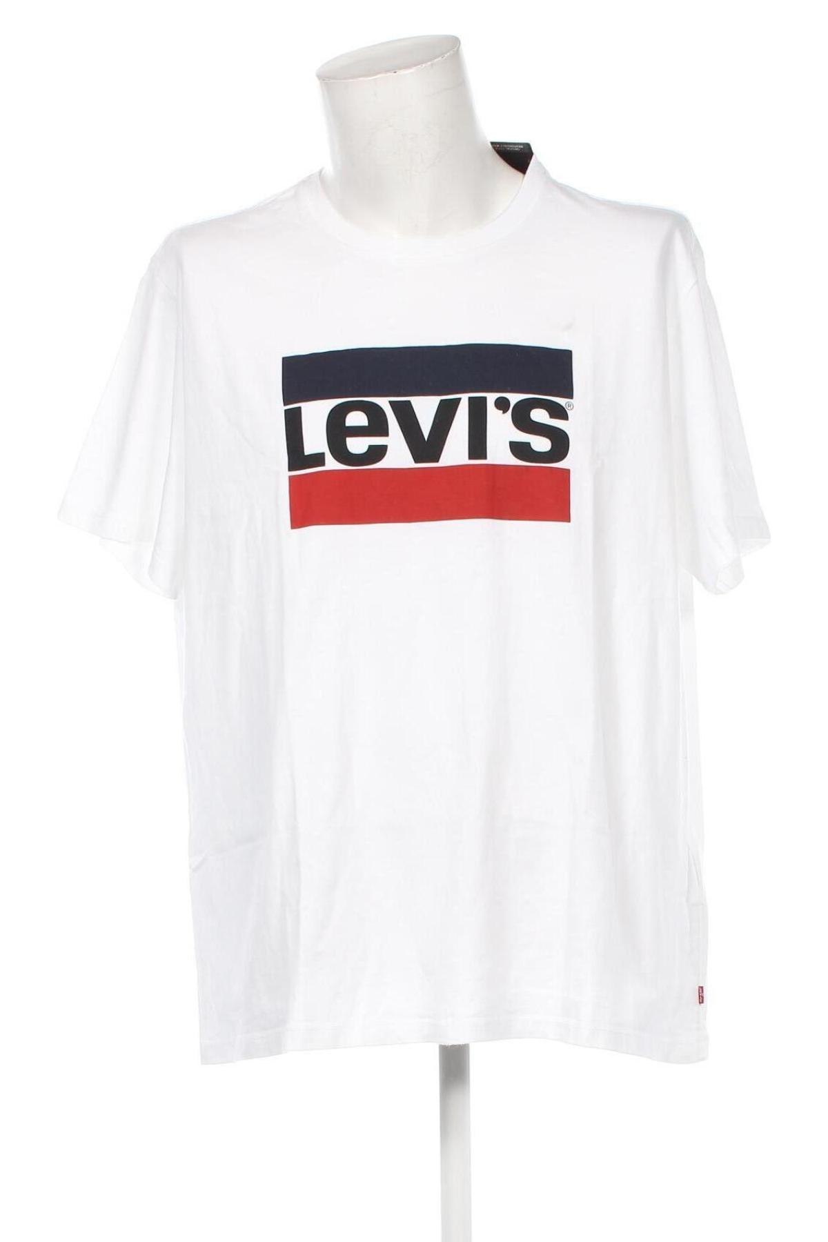 Ανδρικό t-shirt Levi's, Μέγεθος XXL, Χρώμα Λευκό, Τιμή 26,49 €