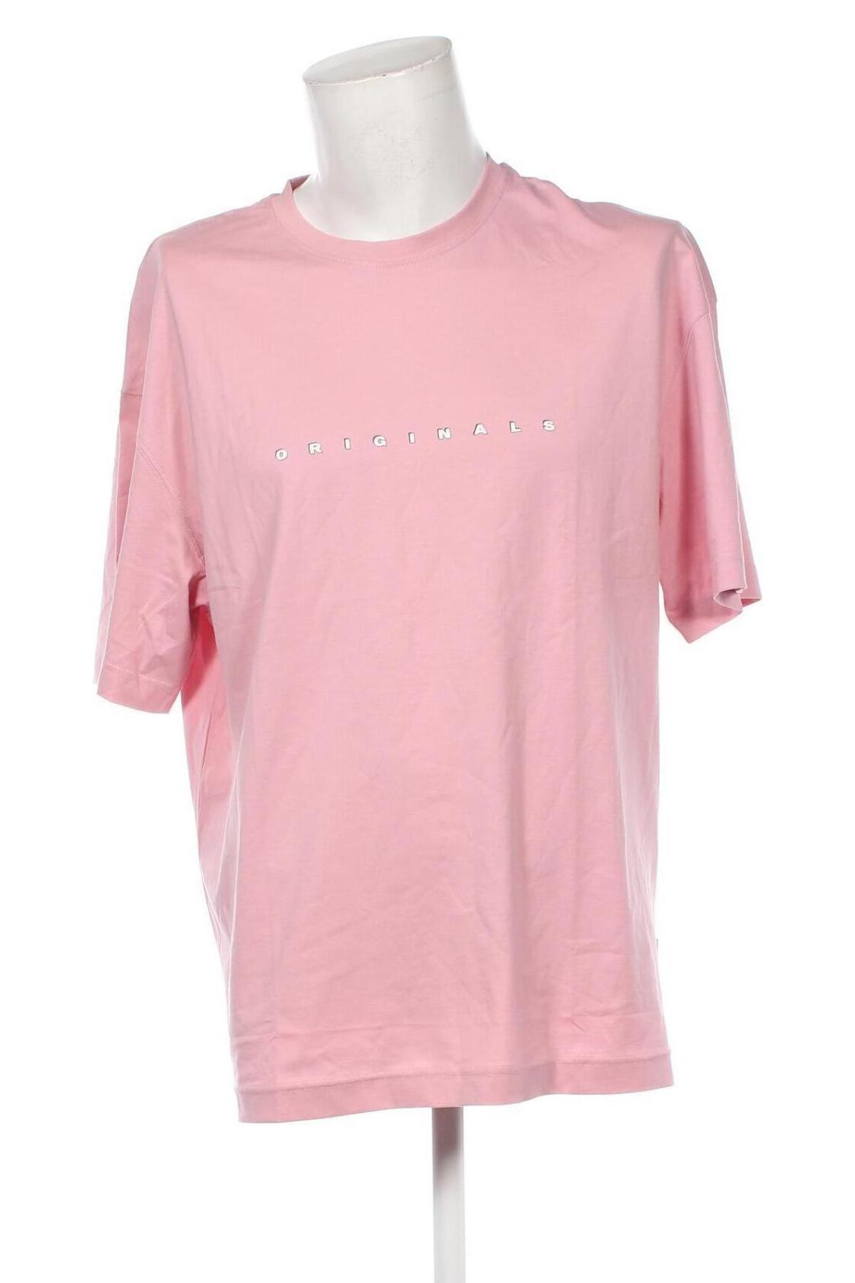 Herren T-Shirt Originals By Jack & Jones, Größe XL, Farbe Rosa, Preis € 8,99