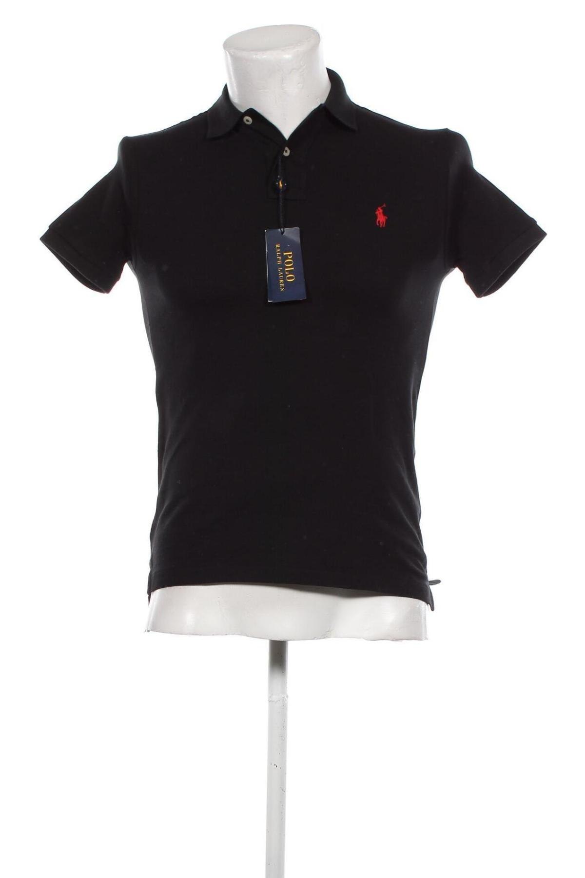 Męski T-shirt Polo By Ralph Lauren, Rozmiar S, Kolor Czarny, Cena 350,99 zł