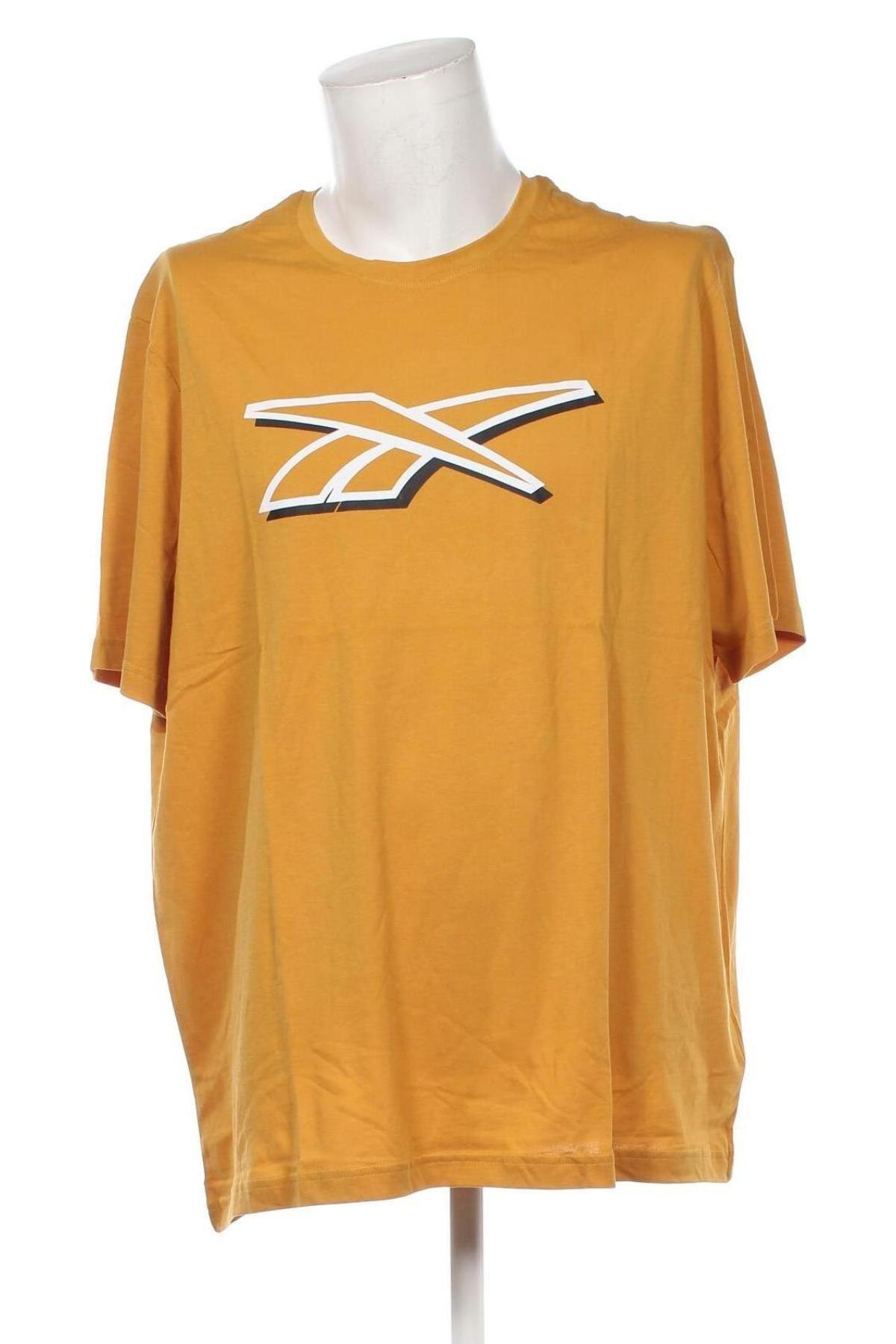 Ανδρικό t-shirt Reebok, Μέγεθος XXL, Χρώμα  Μπέζ, Τιμή 23,99 €