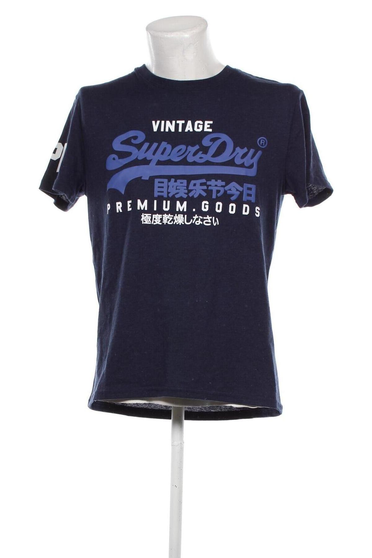 Herren T-Shirt Superdry, Größe XXL, Farbe Blau, Preis 15,99 €