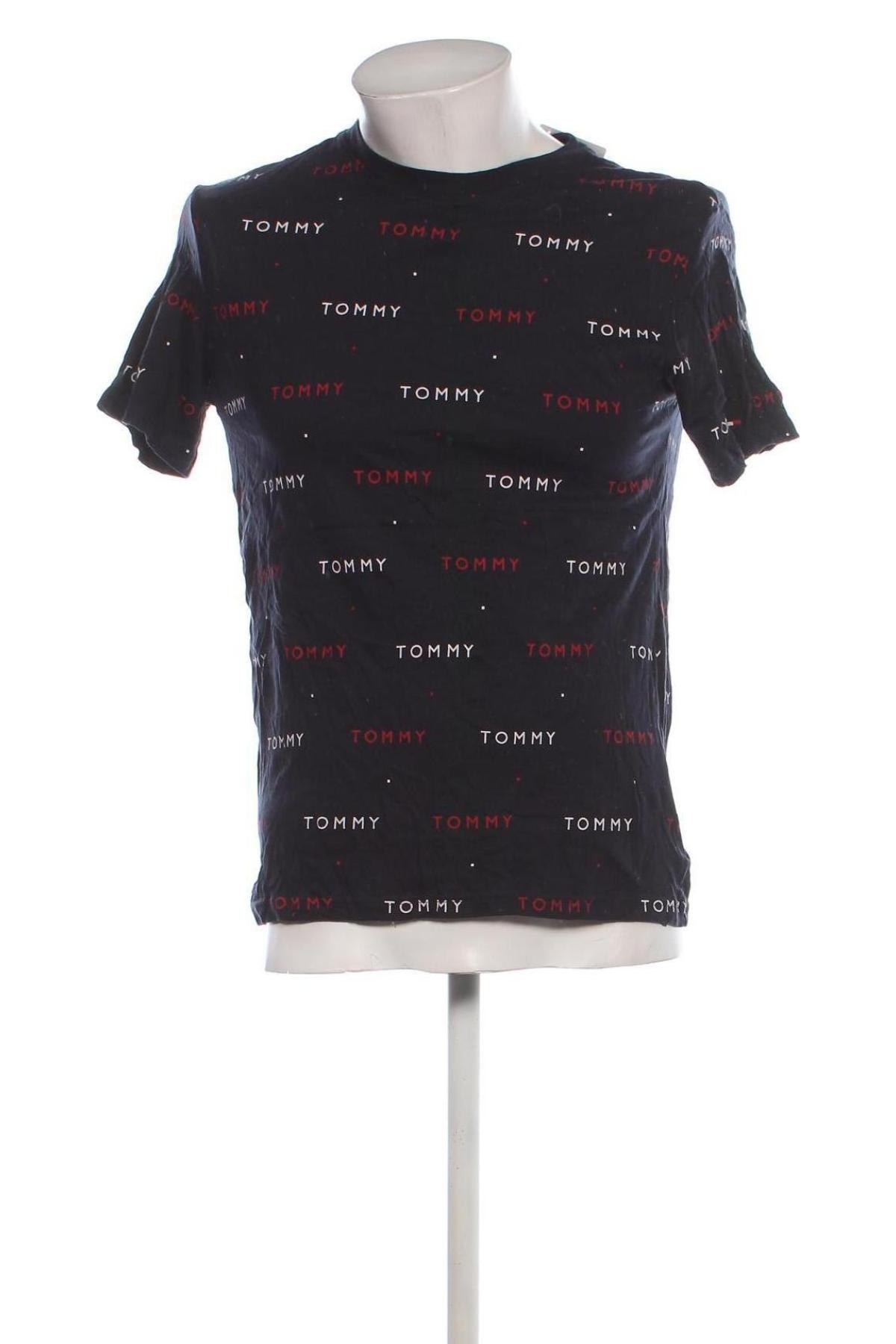 Męski T-shirt Tommy Hilfiger, Rozmiar S, Kolor Niebieski, Cena 76,99 zł