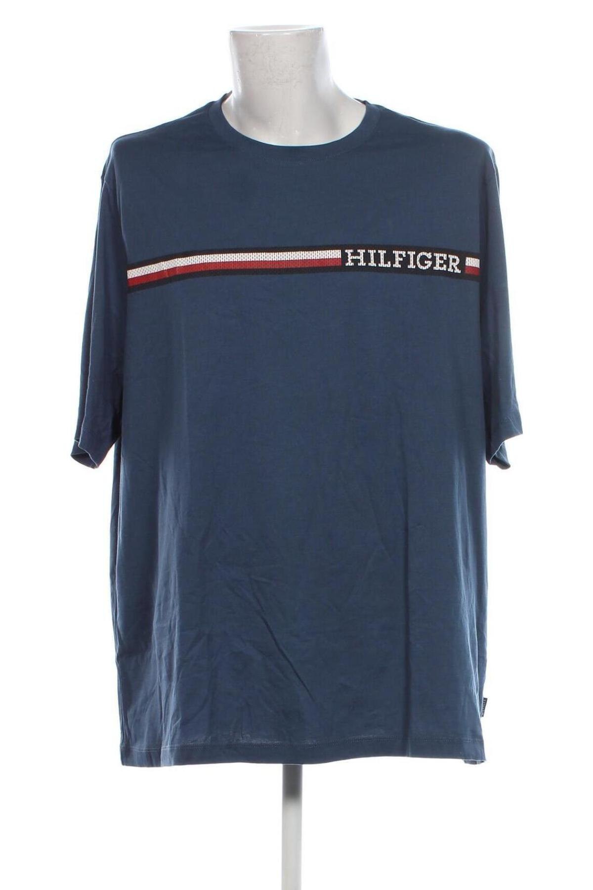 Tricou de bărbați Tommy Hilfiger, Mărime 4XL, Culoare Albastru, Preț 253,49 Lei