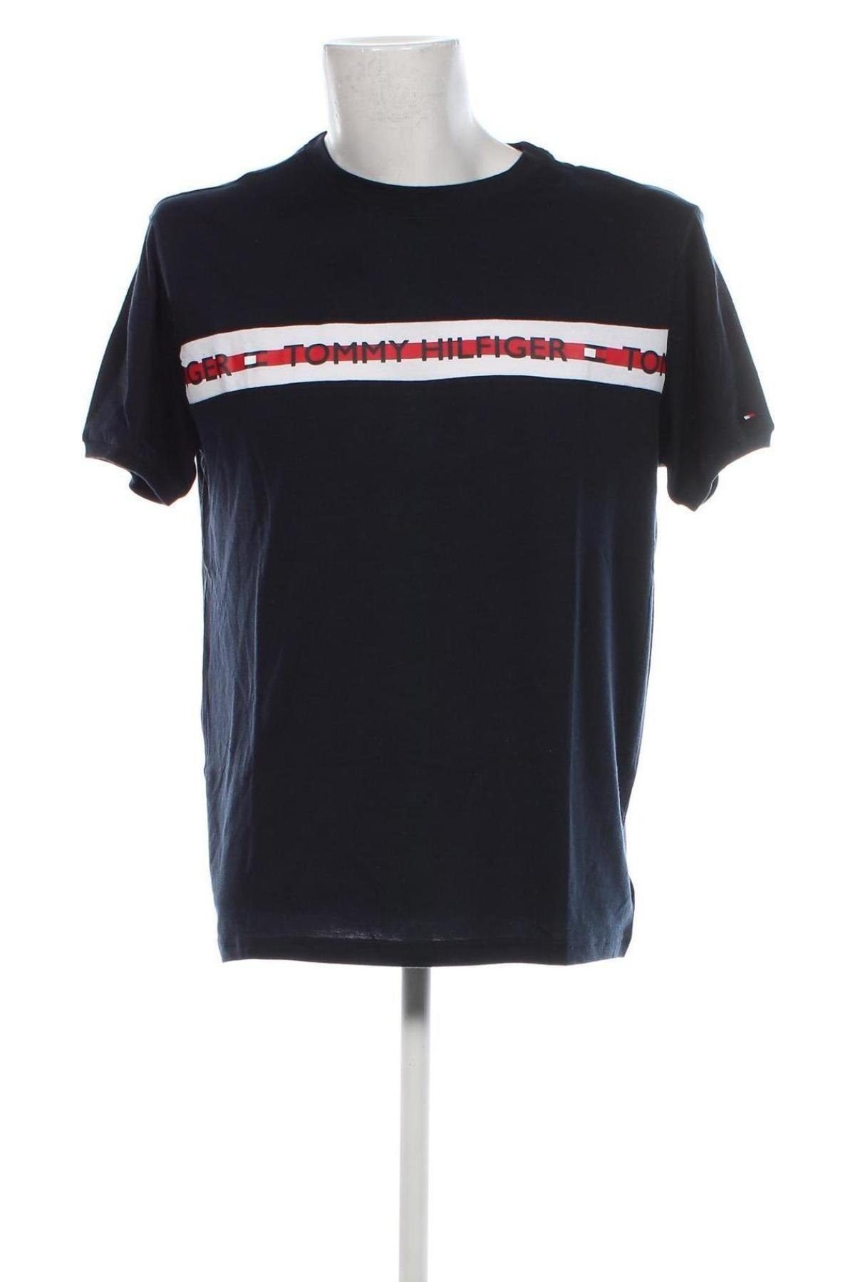 Ανδρικό t-shirt Tommy Hilfiger, Μέγεθος L, Χρώμα Μπλέ, Τιμή 39,99 €