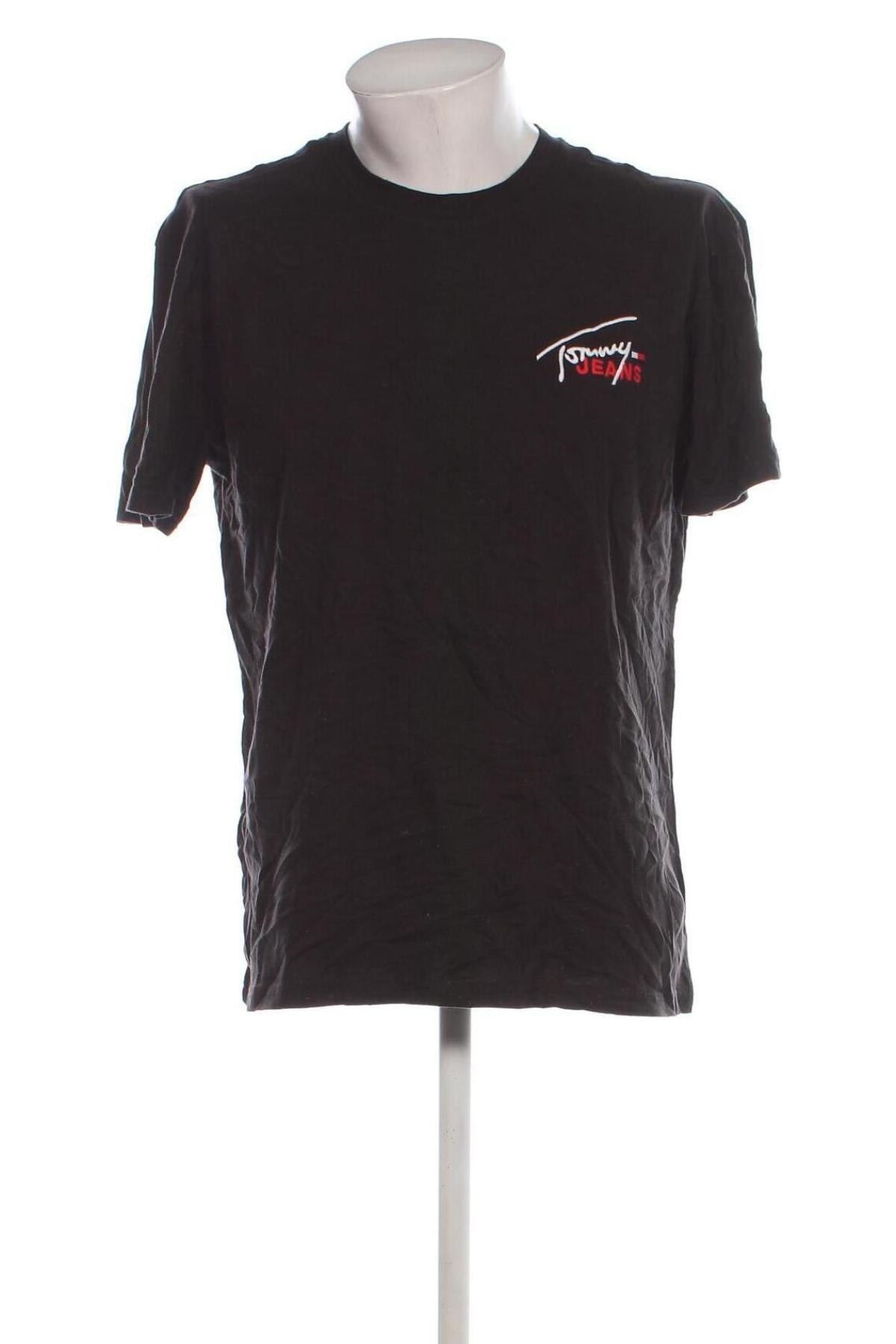 Herren T-Shirt Tommy Jeans, Größe XL, Farbe Schwarz, Preis € 21,99