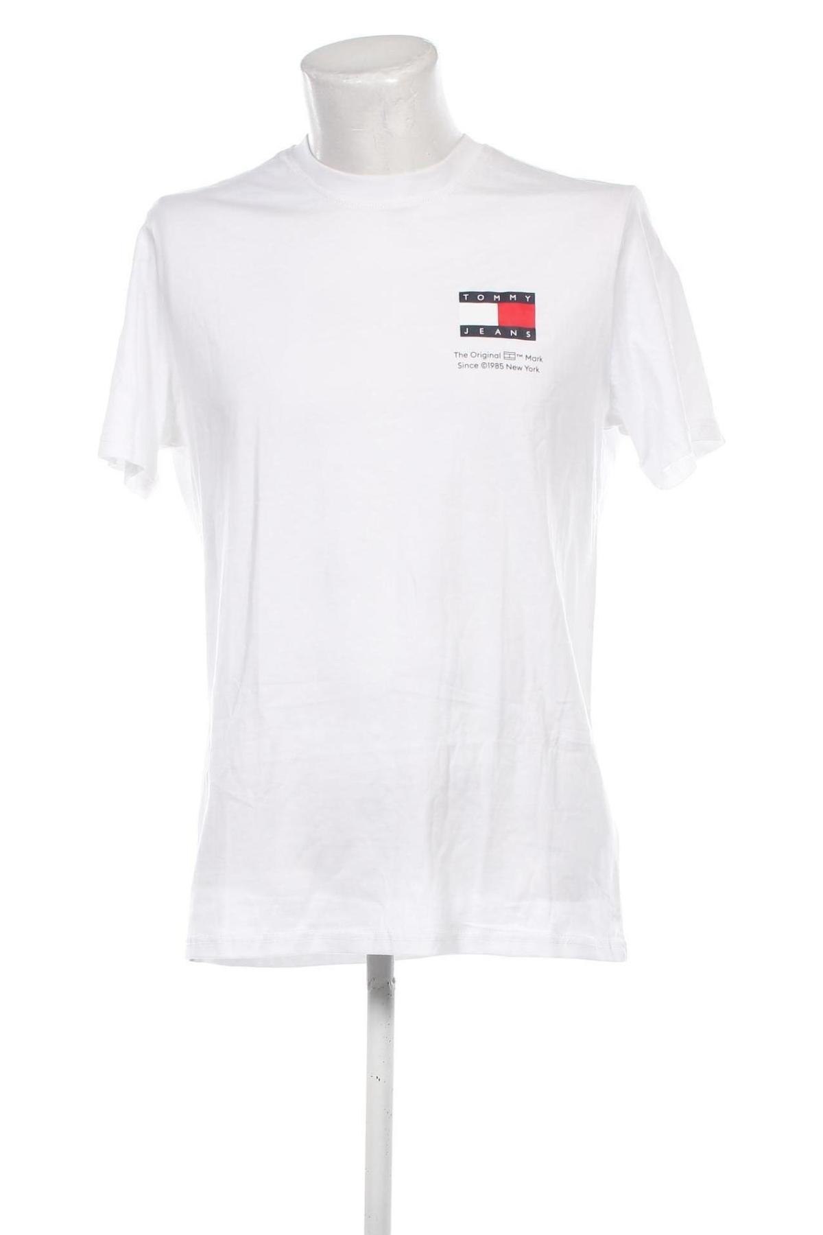 Tricou de bărbați Tommy Jeans, Mărime L, Culoare Alb, Preț 126,99 Lei