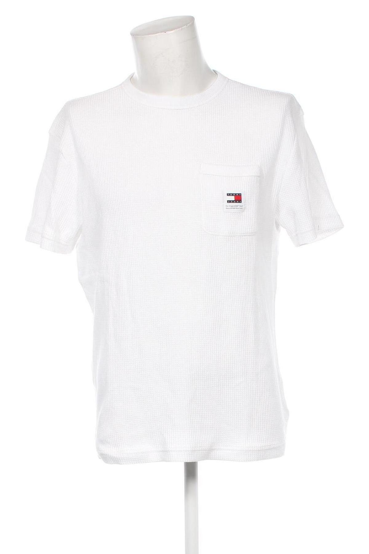 Męski T-shirt Tommy Jeans, Rozmiar M, Kolor Biały, Cena 164,99 zł