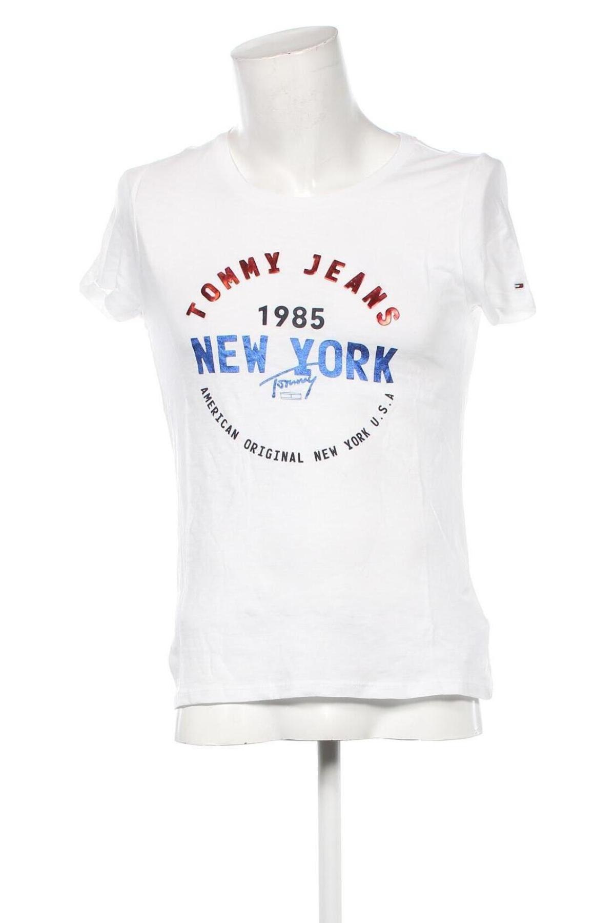 Herren T-Shirt Tommy Jeans, Größe M, Farbe Weiß, Preis € 29,99