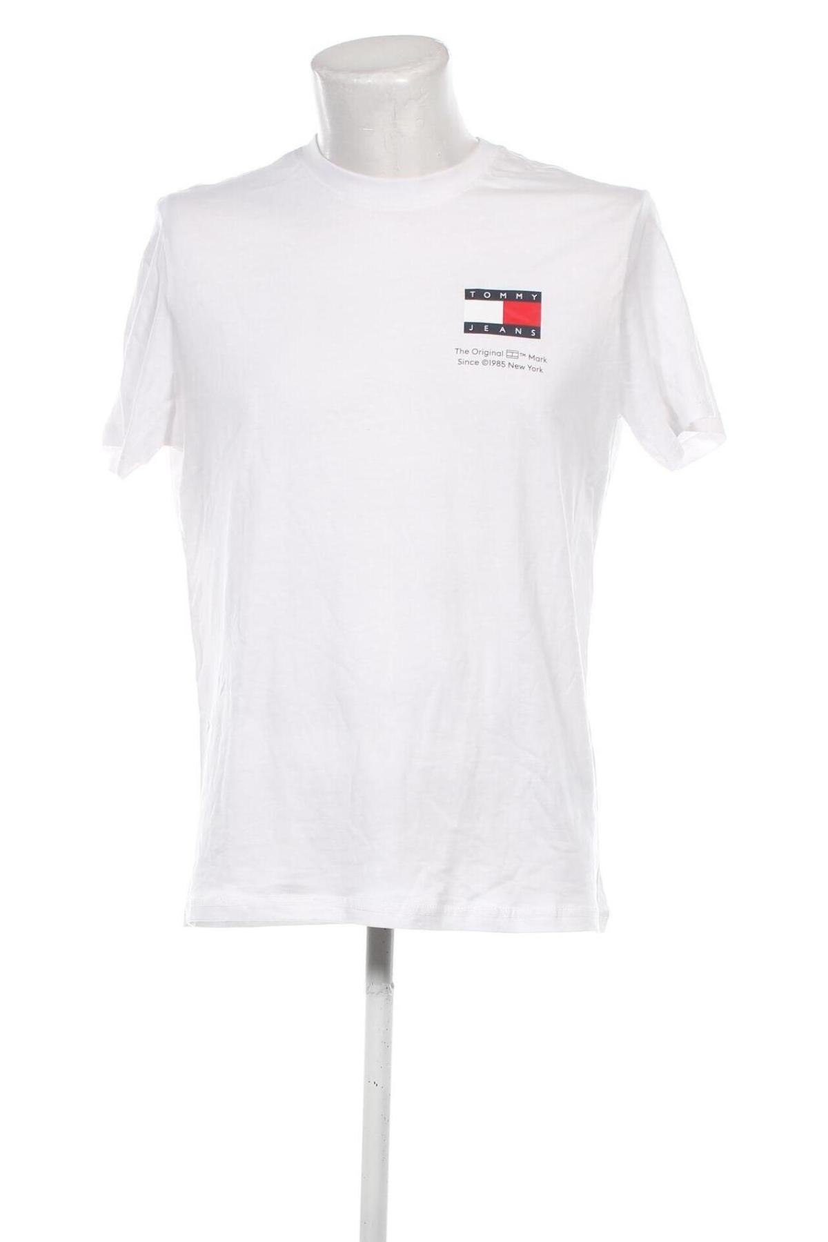 Ανδρικό t-shirt Tommy Jeans, Μέγεθος M, Χρώμα Λευκό, Τιμή 31,99 €