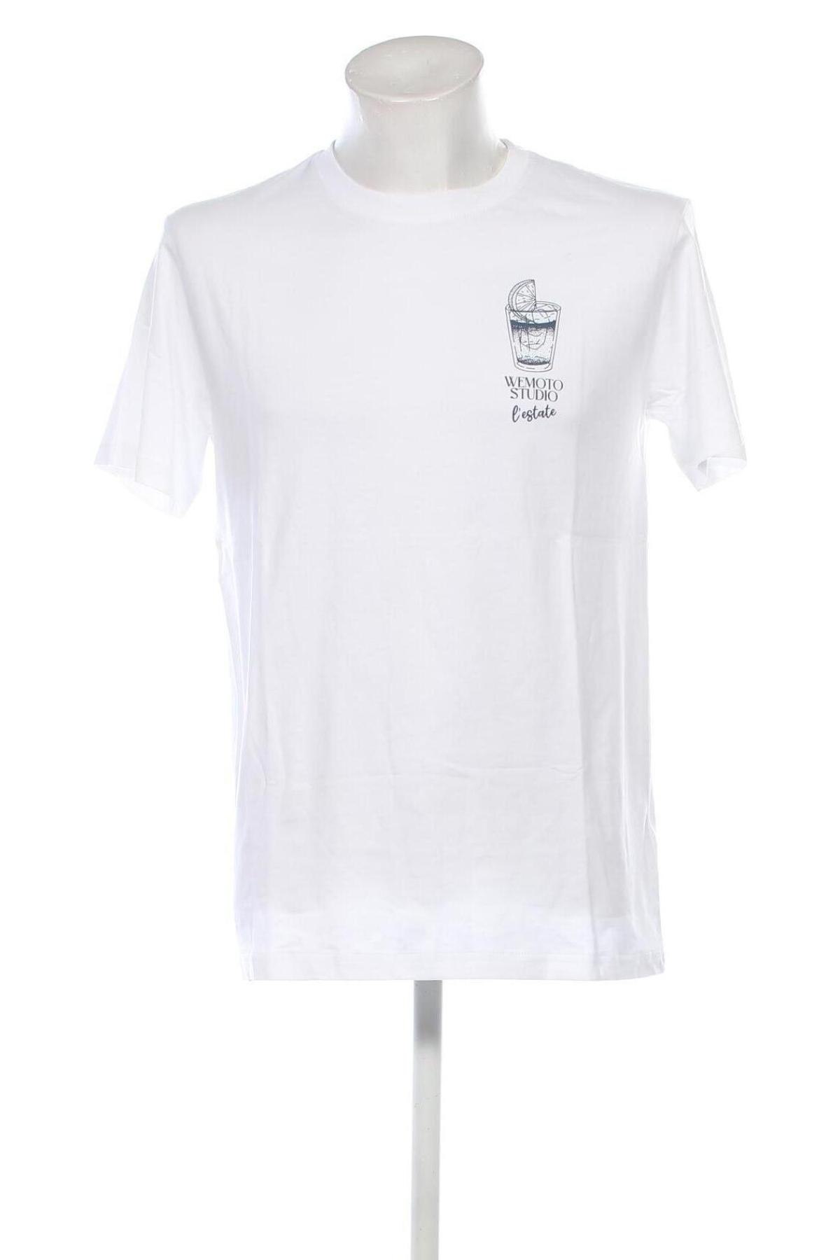 Ανδρικό t-shirt Wemoto, Μέγεθος M, Χρώμα Λευκό, Τιμή 20,49 €