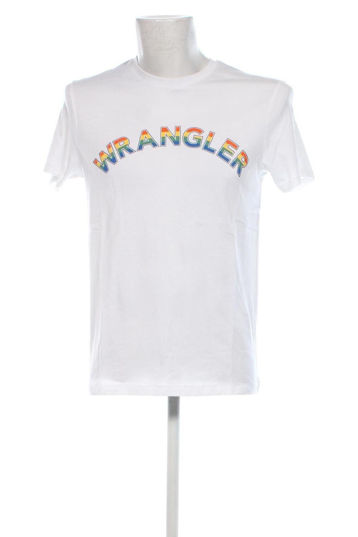 Ανδρικό t-shirt Wrangler, Μέγεθος M, Χρώμα Λευκό, Τιμή 18,99 €