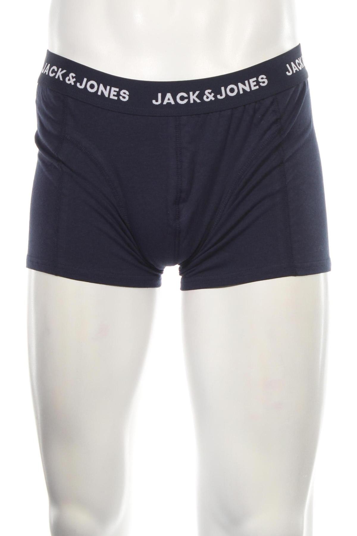 Boxeri bărbătești Jack & Jones, Mărime XXL, Culoare Albastru, Preț 40,49 Lei