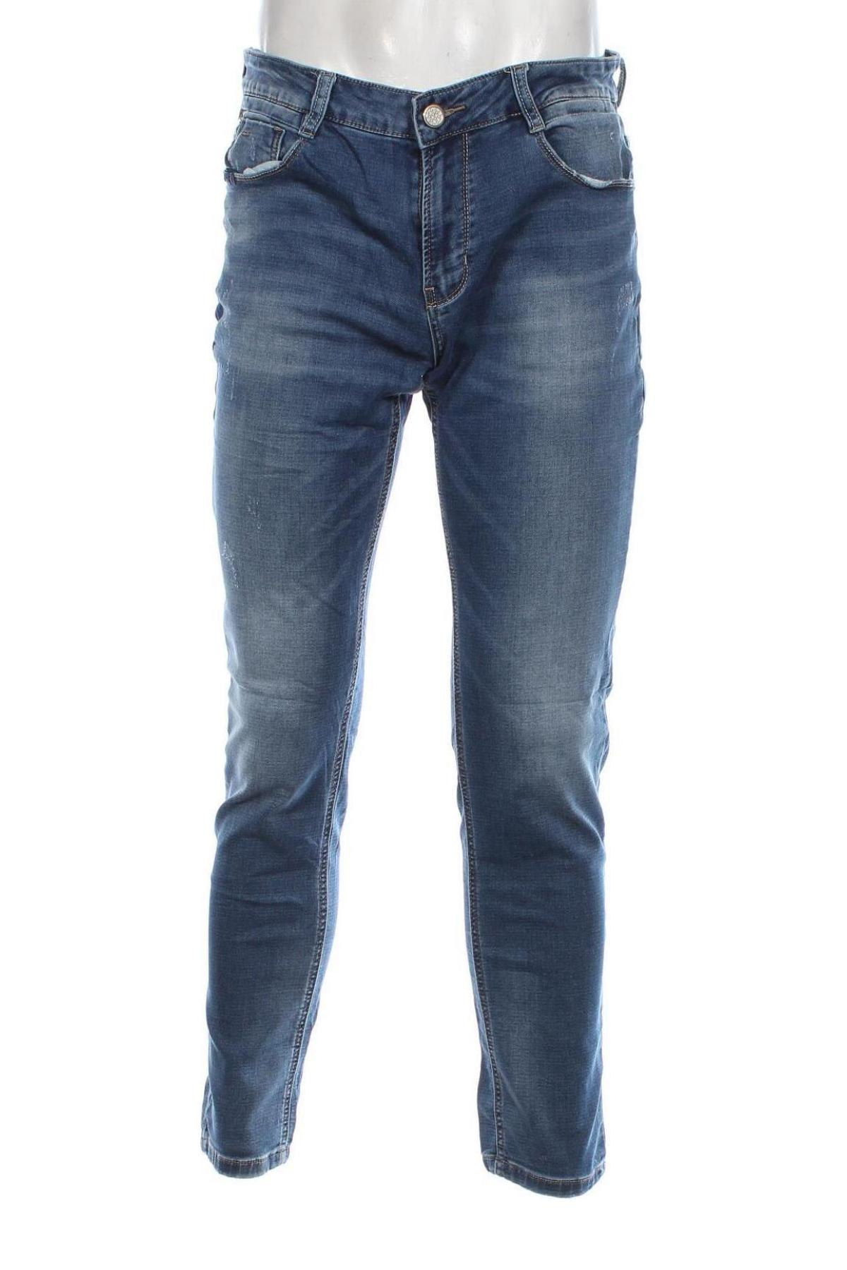 Blugi de bărbați Y.Two Jeans, Mărime L, Culoare Albastru, Preț 95,79 Lei