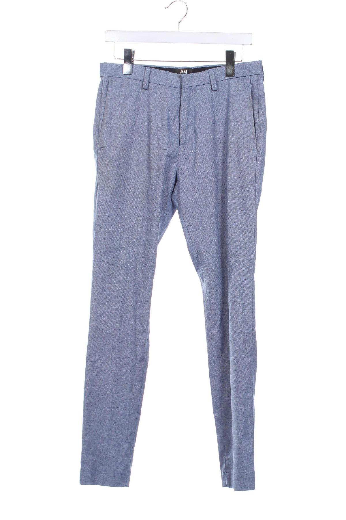 Pantaloni de bărbați H&M, Mărime M, Culoare Albastru, Preț 29,99 Lei