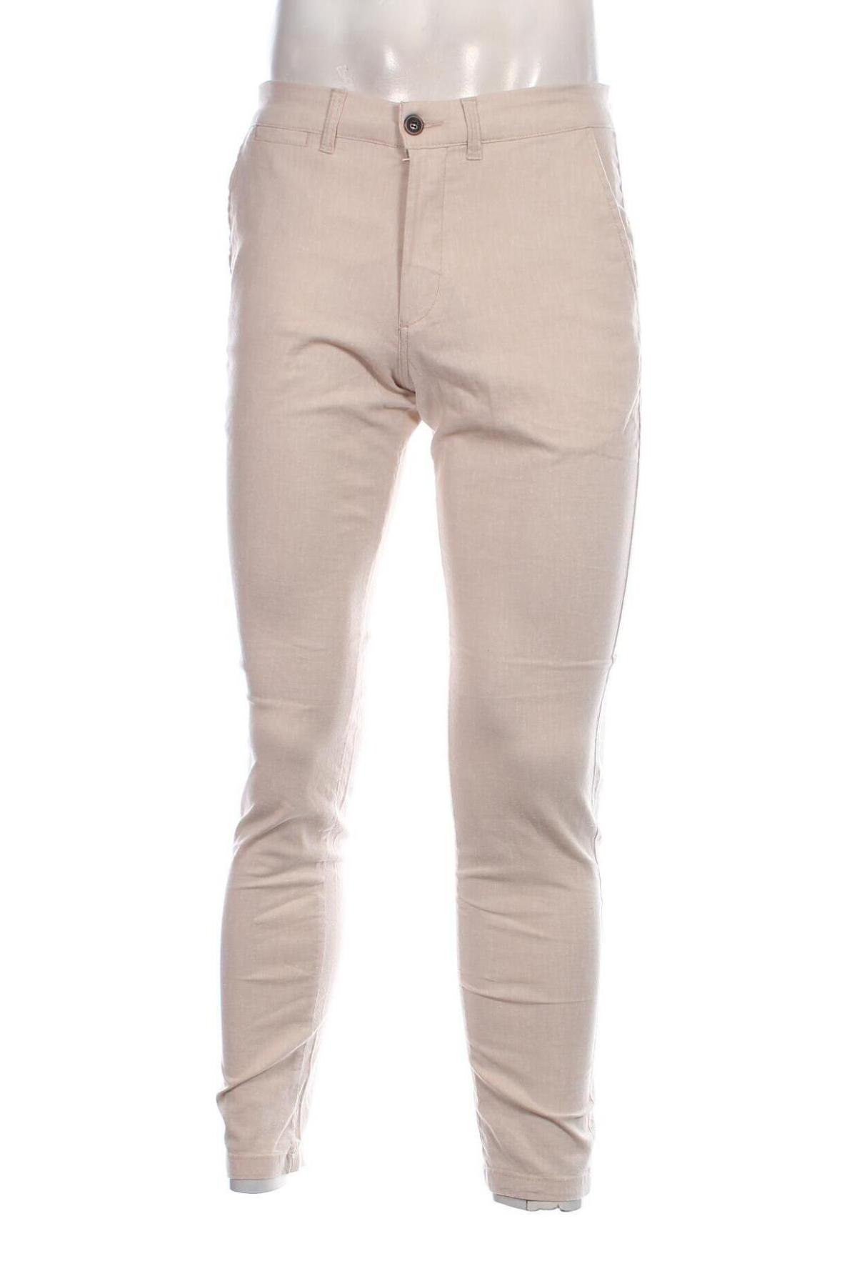 Herrenhose Jack & Jones, Größe M, Farbe Beige, Preis 16,99 €