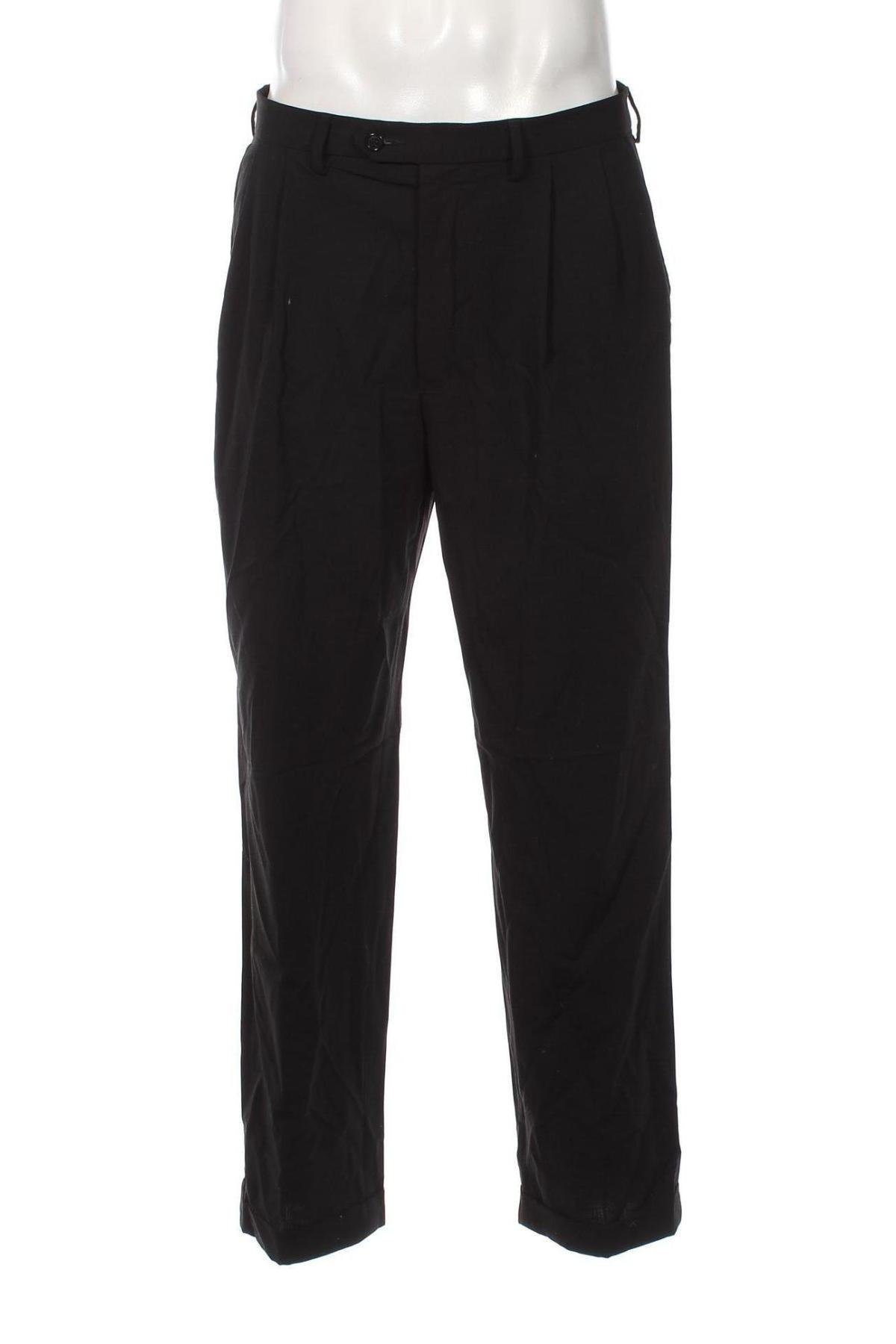 Pantaloni de bărbați Marks & Spencer, Mărime L, Culoare Negru, Preț 39,49 Lei