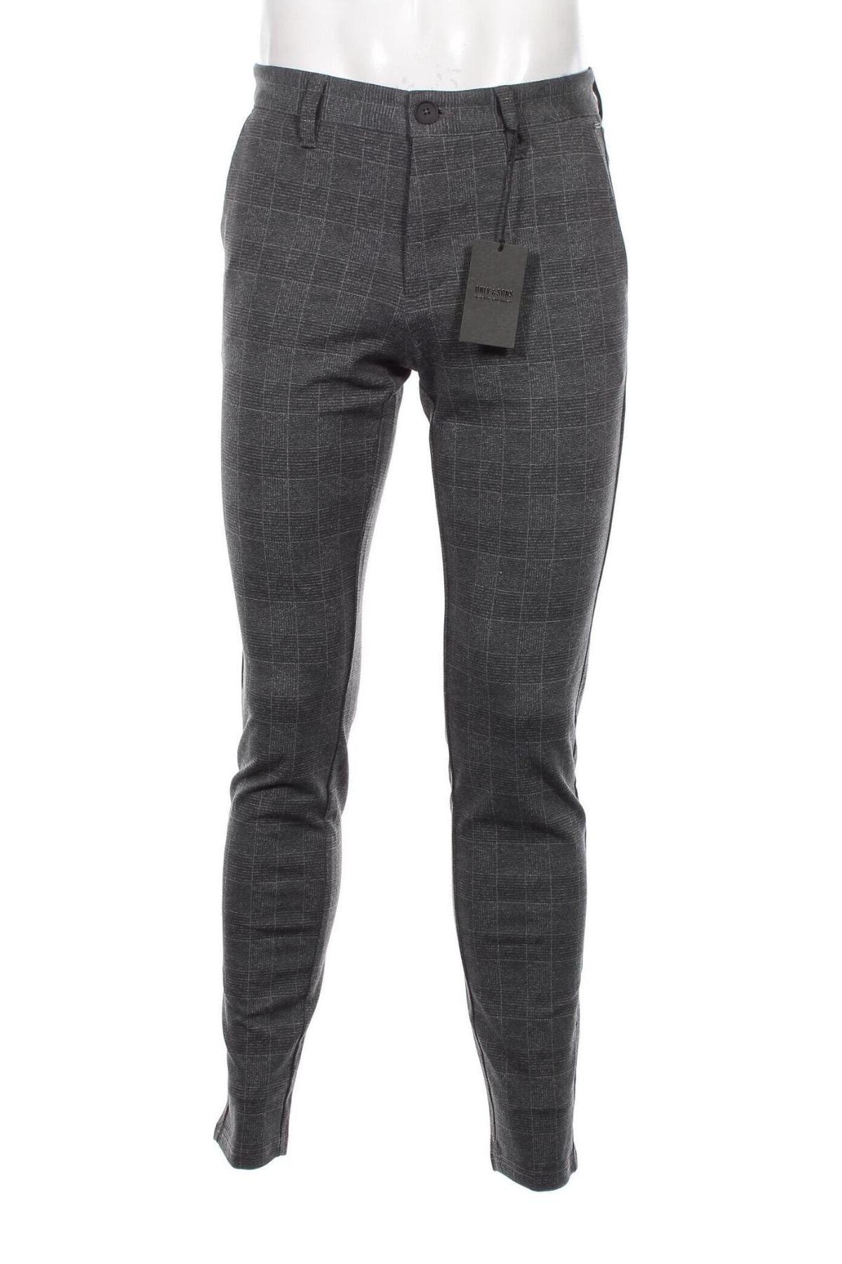 Herrenhose Only & Sons, Größe M, Farbe Grau, Preis € 12,99