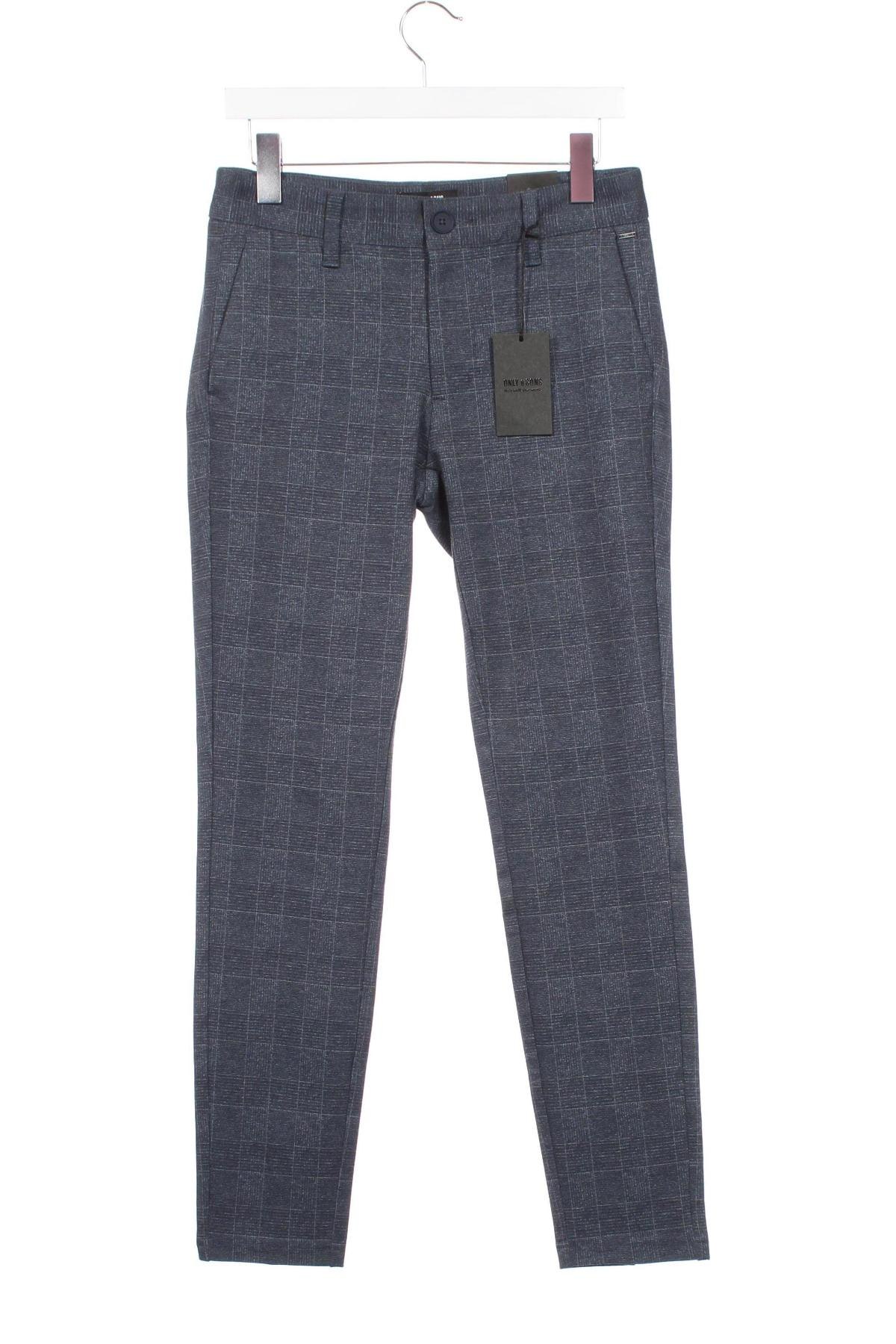 Pantaloni de bărbați Only & Sons, Mărime S, Culoare Albastru, Preț 83,99 Lei