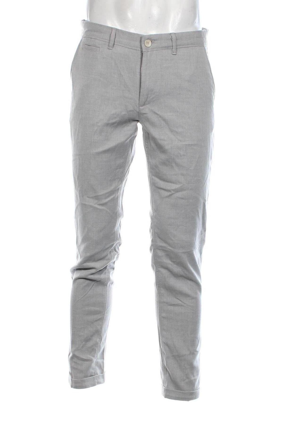 Herrenhose Piazza Italia, Größe L, Farbe Grau, Preis € 8,99