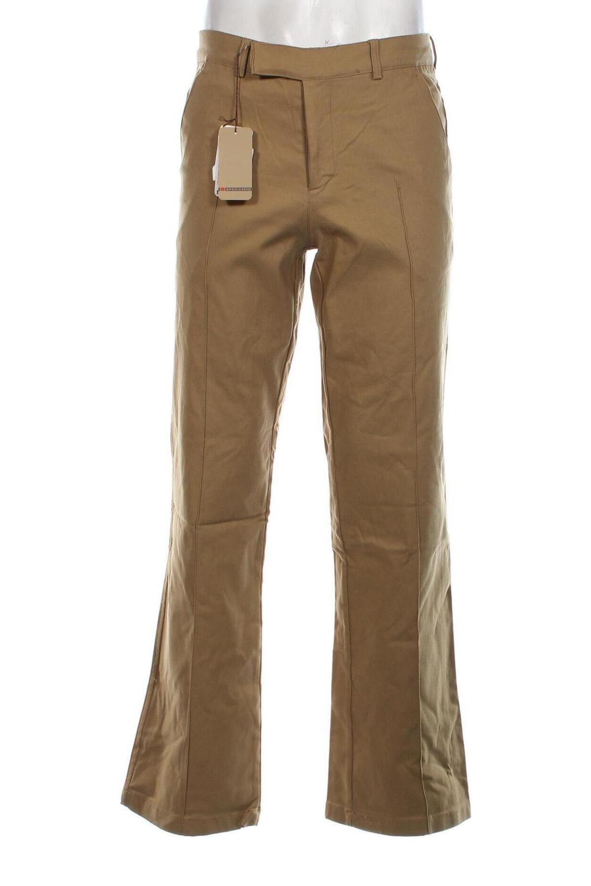 Herrenhose Specchio, Größe L, Farbe Beige, Preis 8,99 €