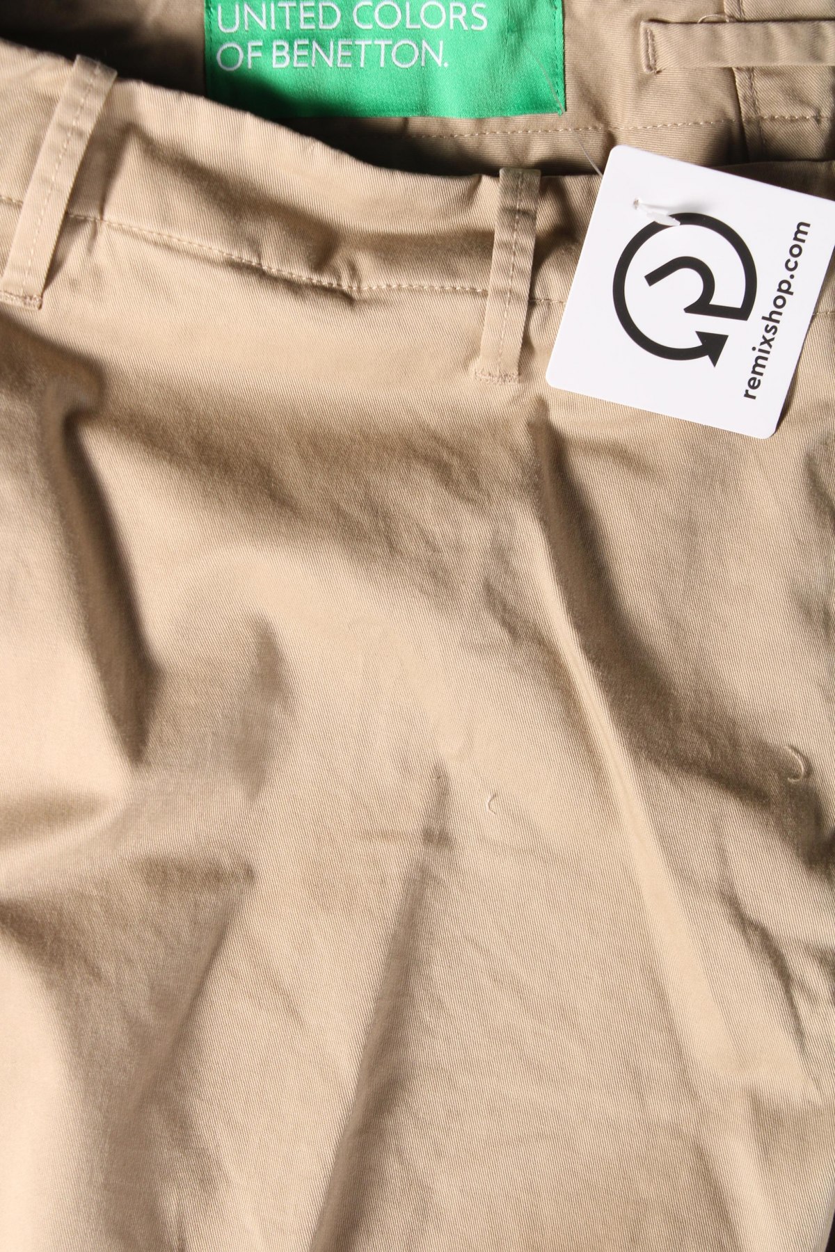 Herrenhose United Colors Of Benetton, Größe L, Farbe Beige, Preis 18,99 €