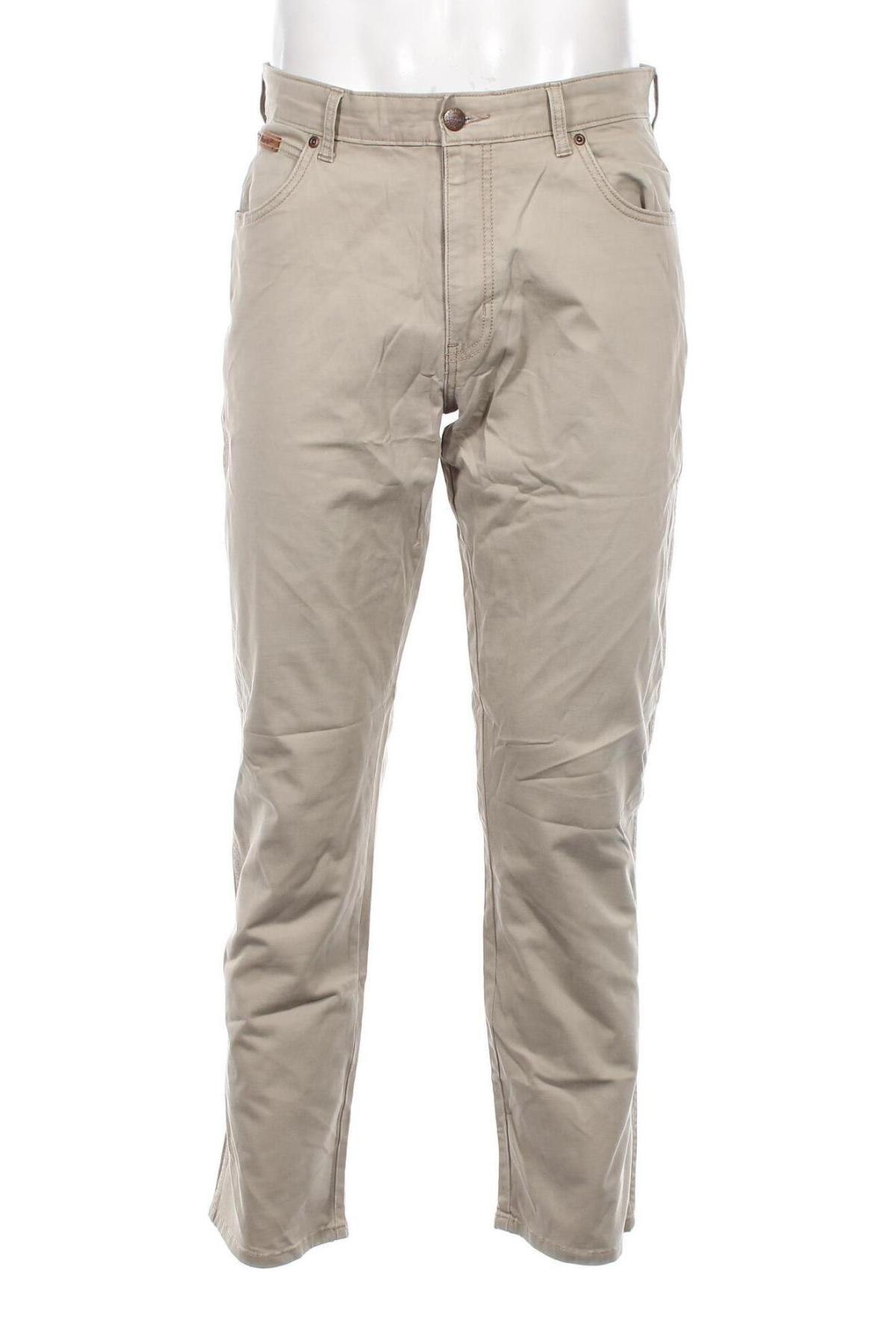 Pantaloni de bărbați Wrangler, Mărime M, Culoare Bej, Preț 24,99 Lei