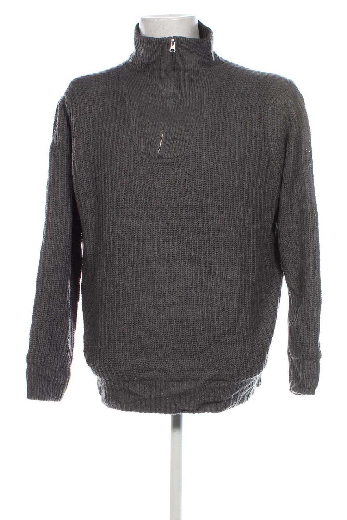 Herrenpullover, Größe XL, Farbe Grau, Preis 9,49 €