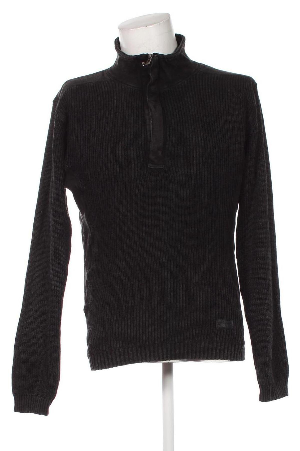 Herrenpullover Bruno Banani, Größe L, Farbe Schwarz, Preis 10,99 €