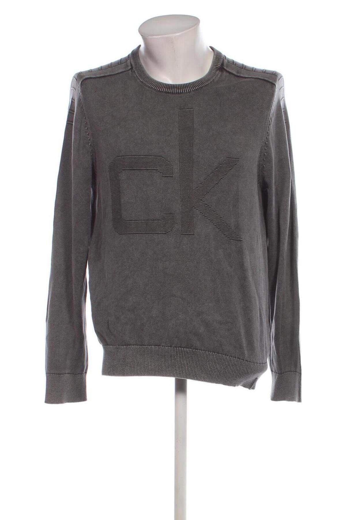 Pánsky sveter  Calvin Klein, Veľkosť L, Farba Sivá, Cena  32,95 €