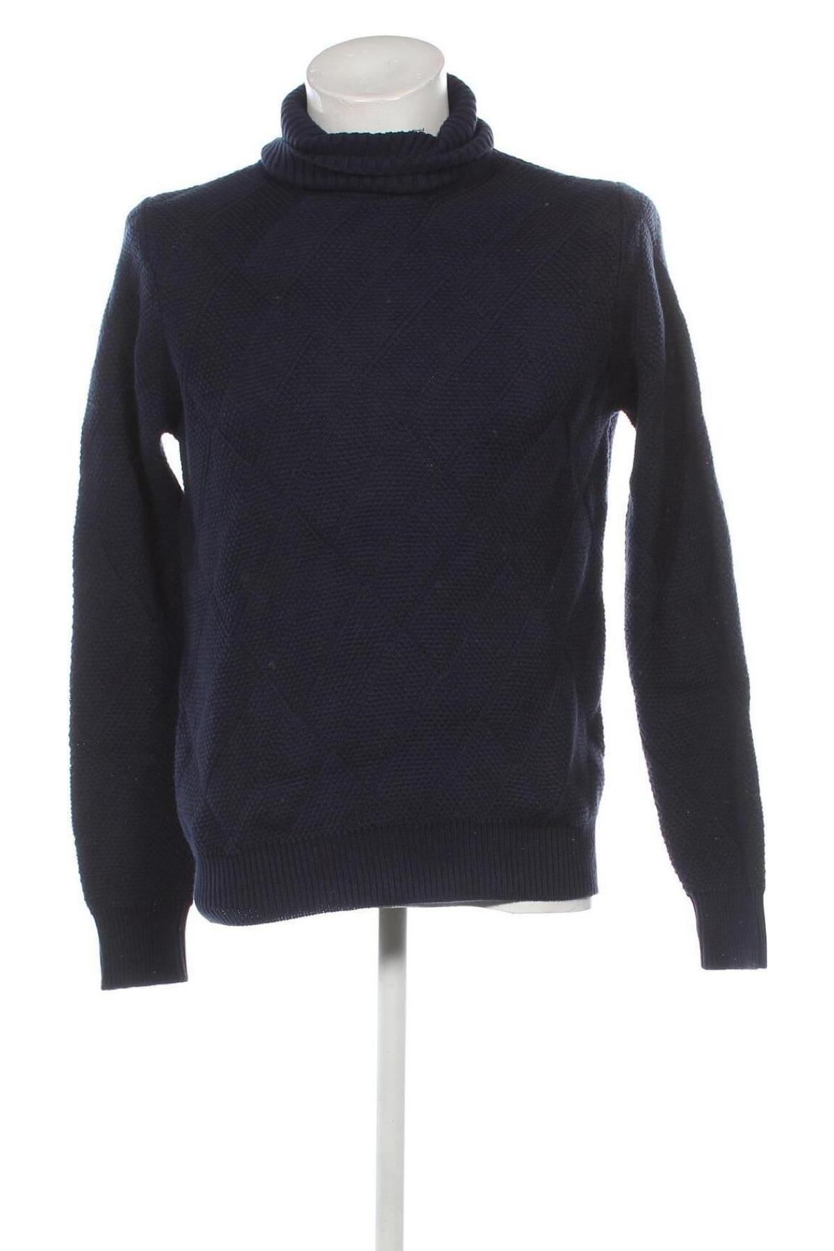 Herrenpullover Dan Fox X About You, Größe L, Farbe Blau, Preis 20,49 €